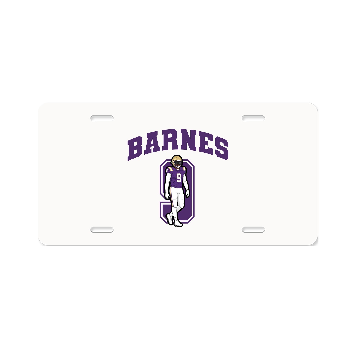 License Plate — Number in Classic