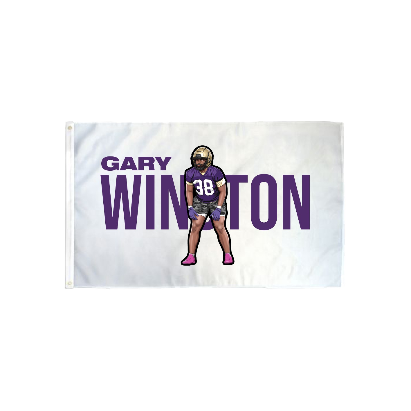 3x5 Flag — Player Name in Classic
