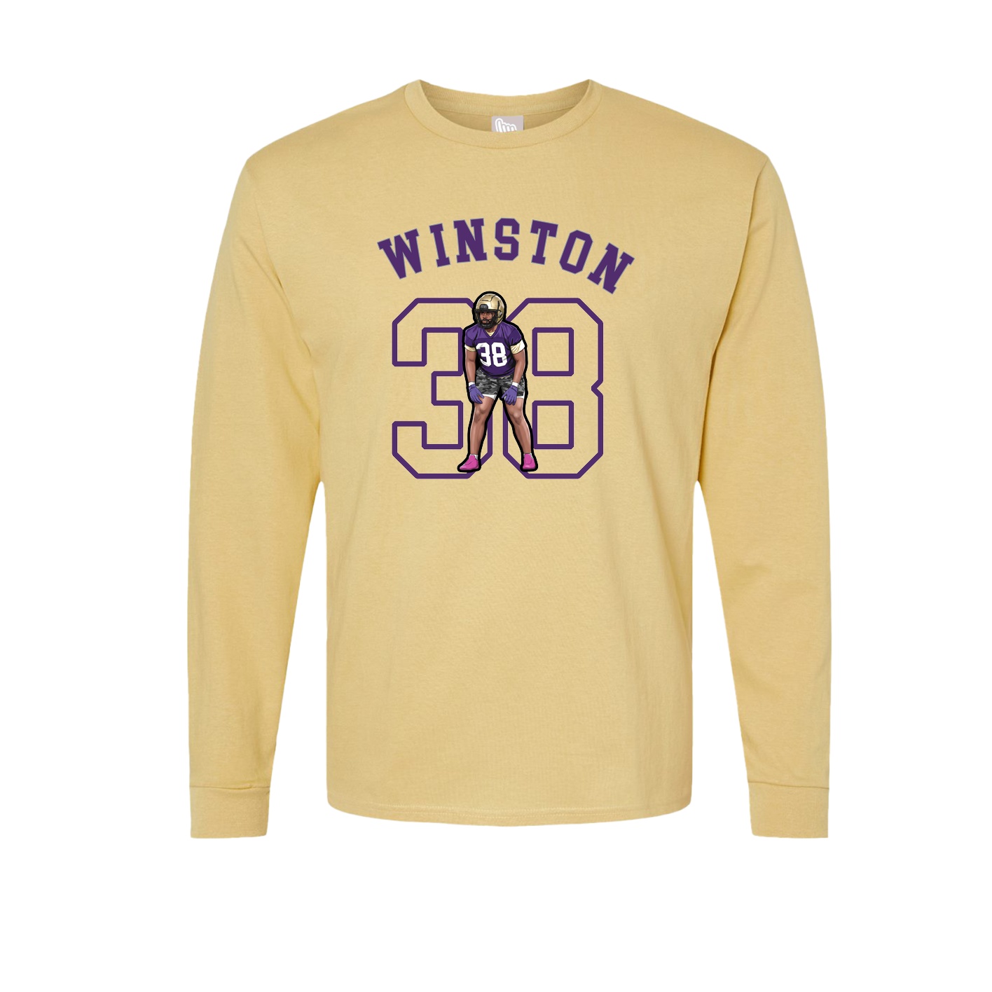 Long Sleeve Tee — Shirsey Arch in Vegas Gold