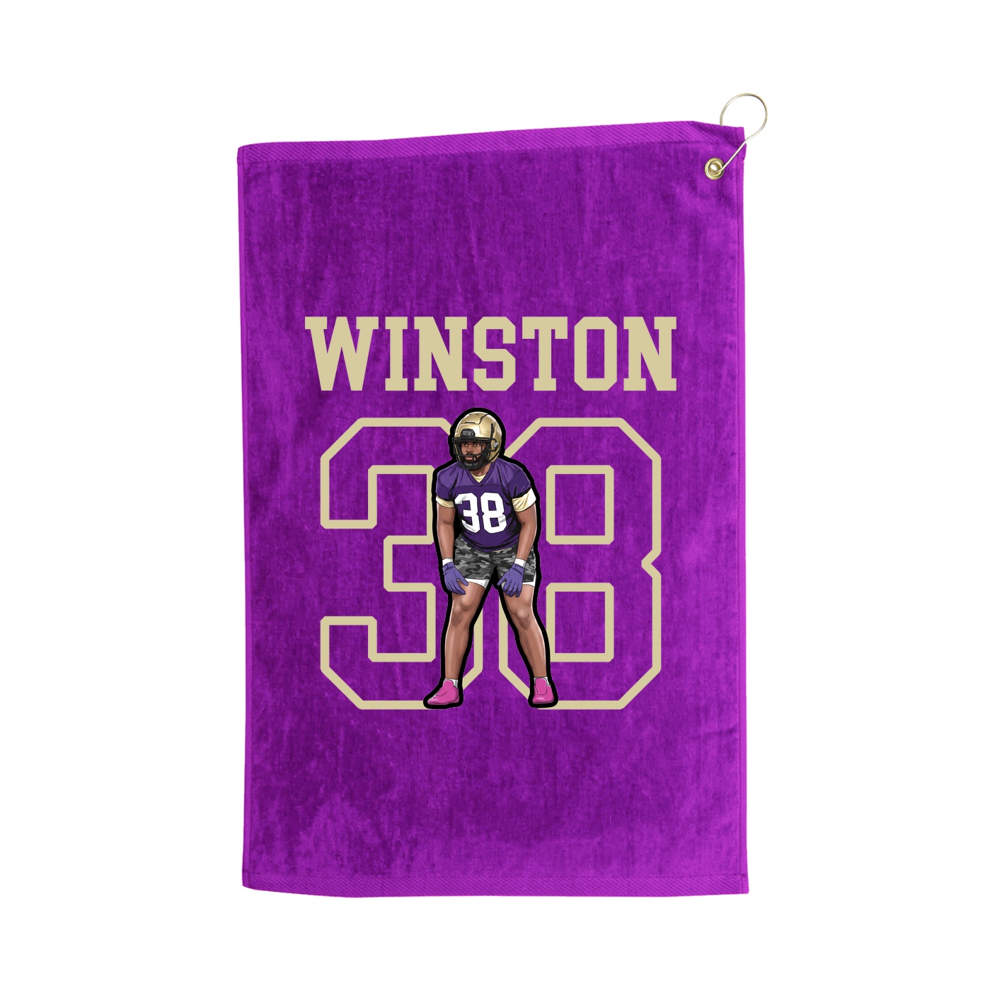 Golf Towel — Shirsey in Purple
