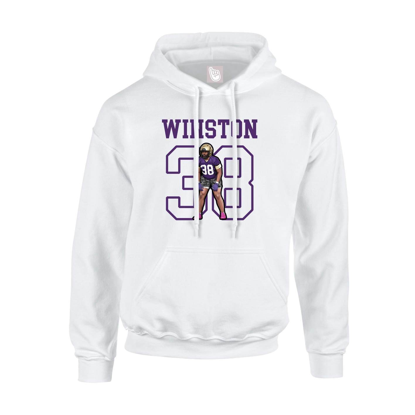 Youth Hoodie — Shirsey in White