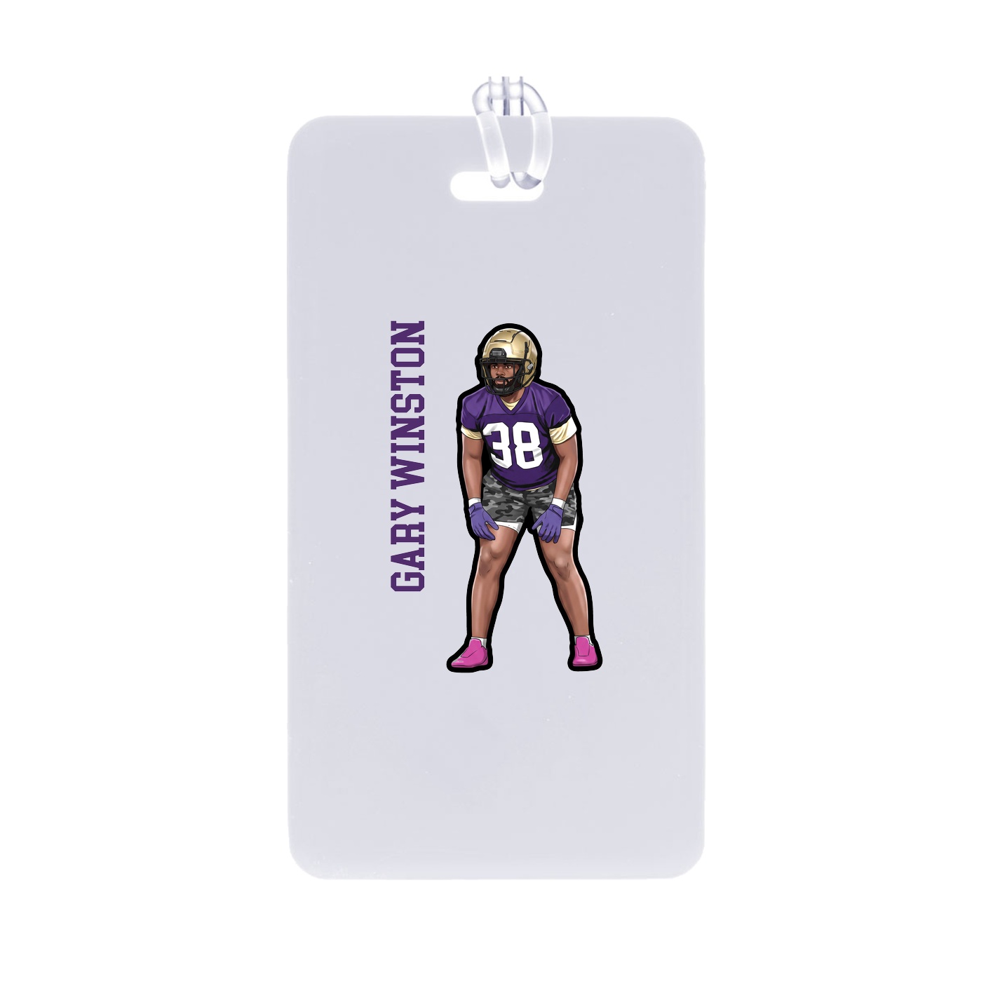 Bag Tag — Name Vertical in Classic