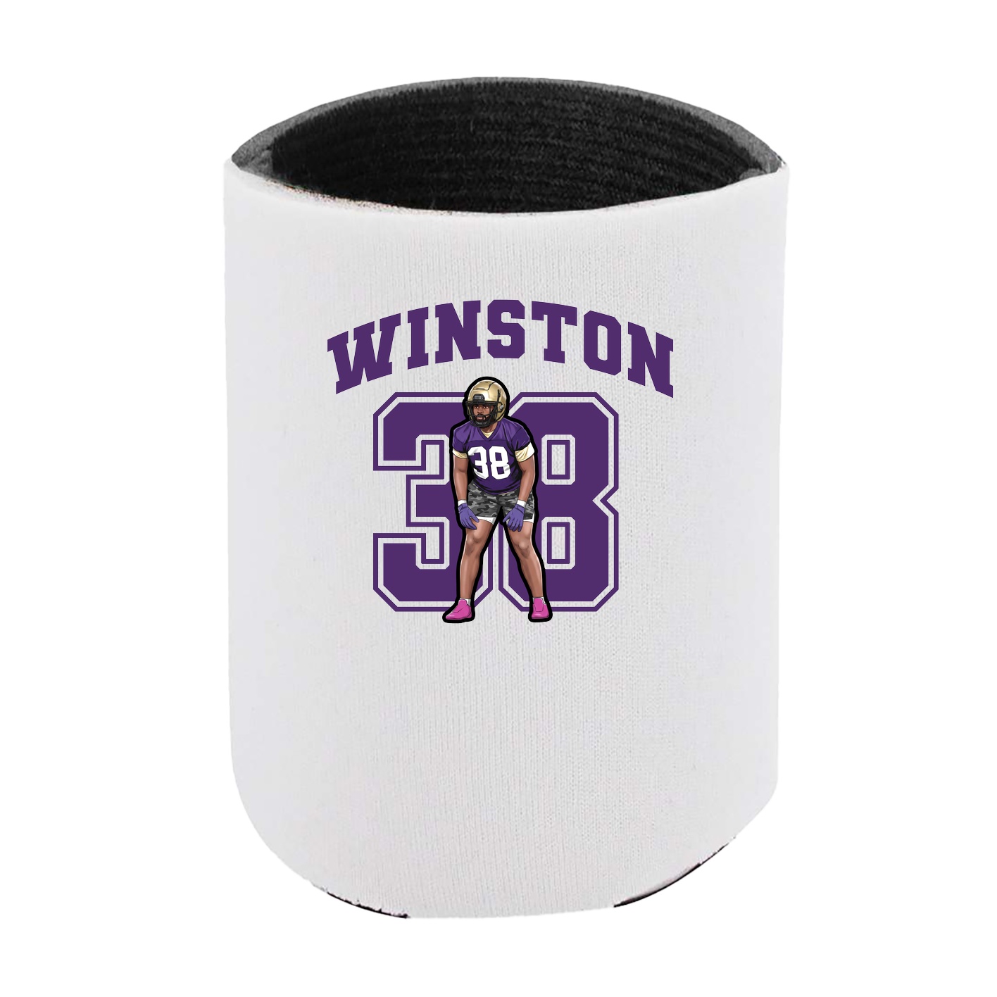 Can Holder — Number in White