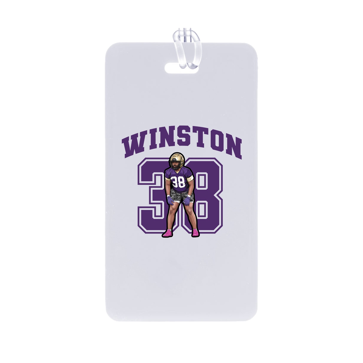 Bag Tag — Number in Classic