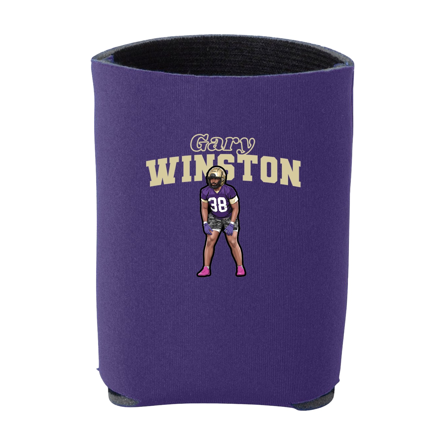 Can Holder — Name Arch in Purple