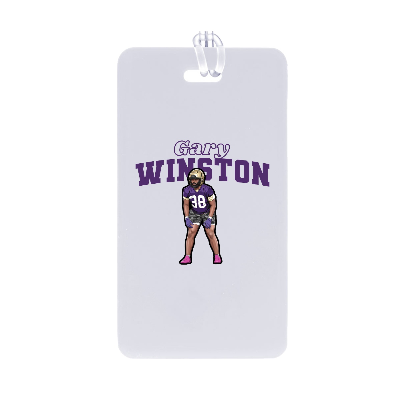 Bag Tag — Name Arch in Classic