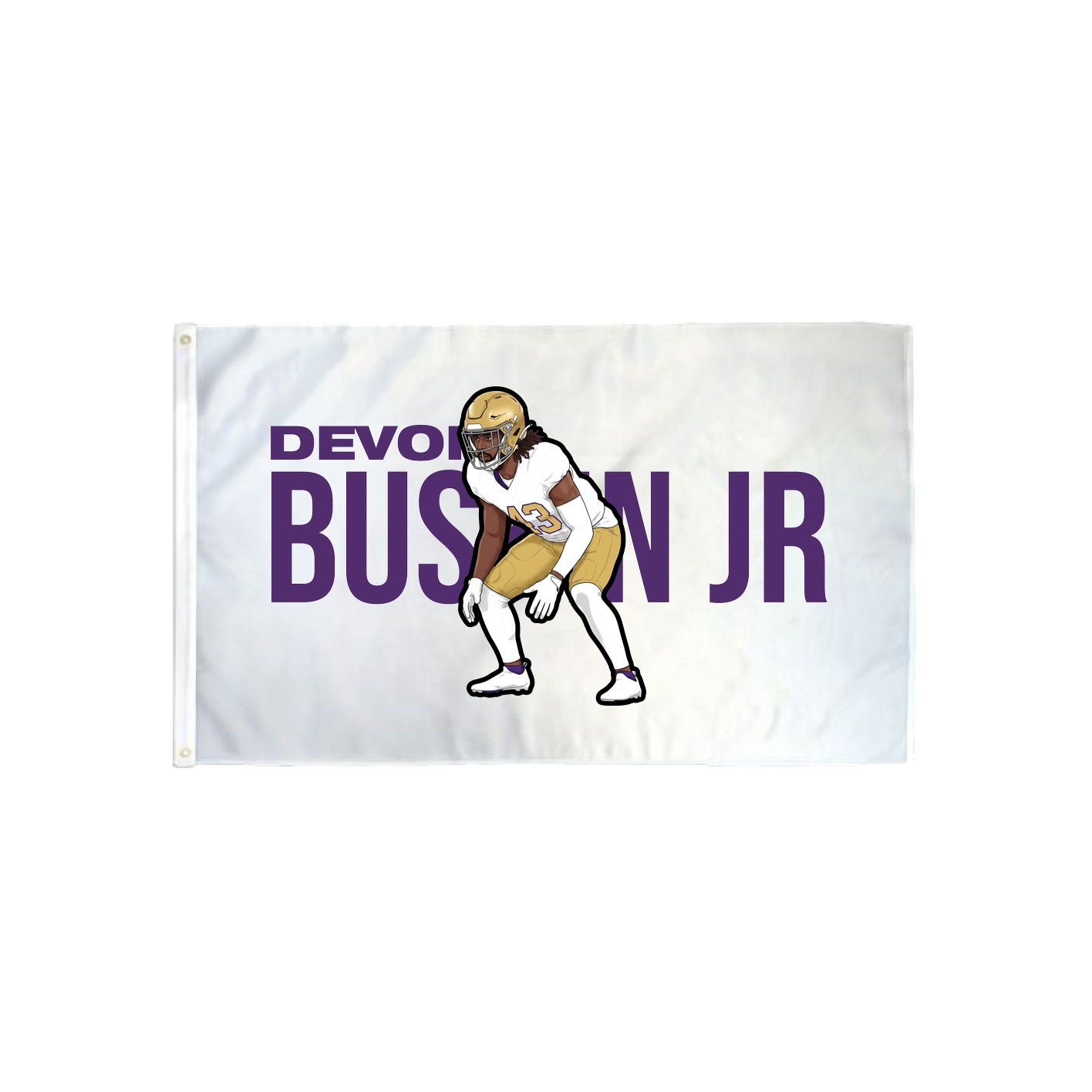 3x5 Flag — Player Name in Classic