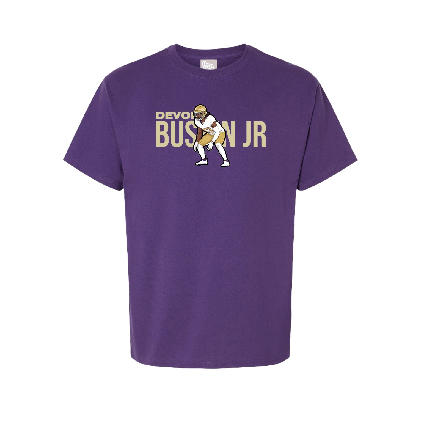 Youth Tee — Player Name in Purple