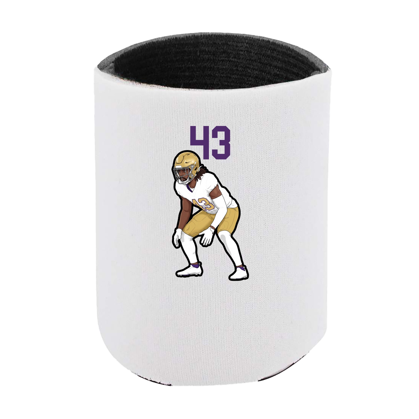 Can Holder — Number Top in White