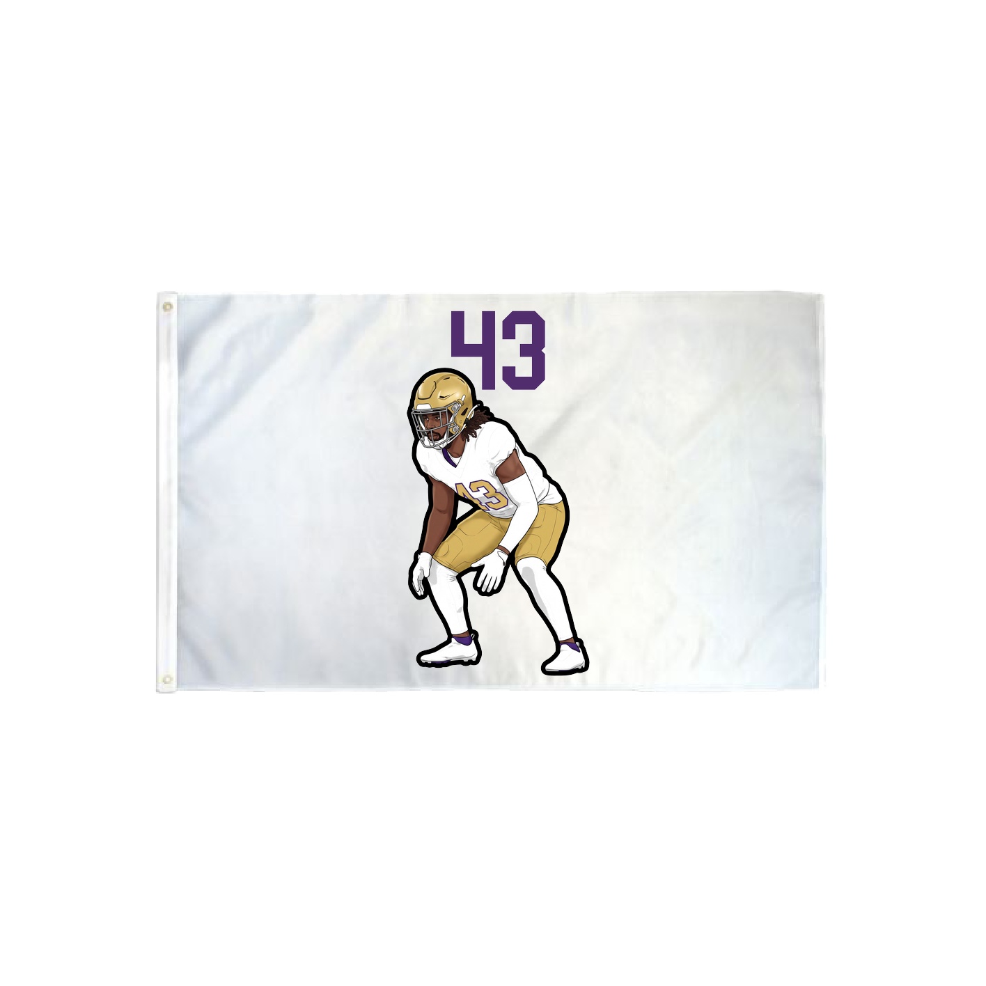 3x5 Flag — Number Top in Classic