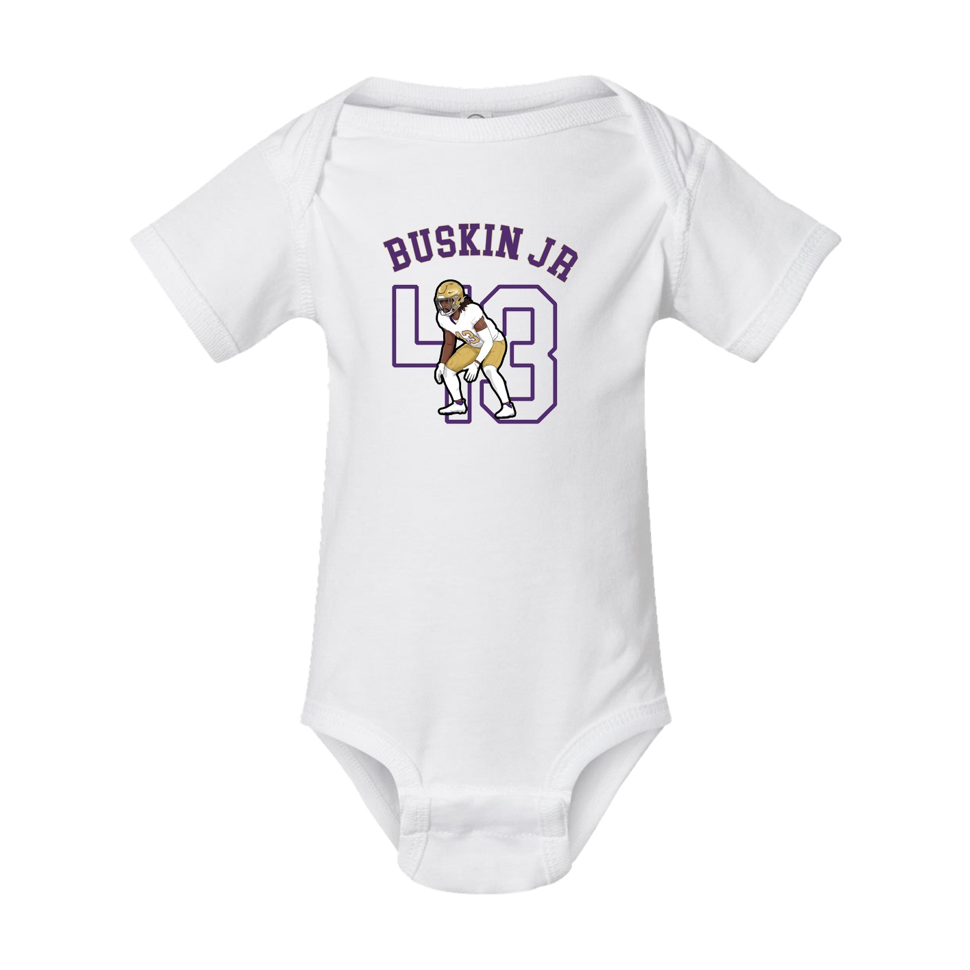 Baby Onesie — Shirsey Arch in White