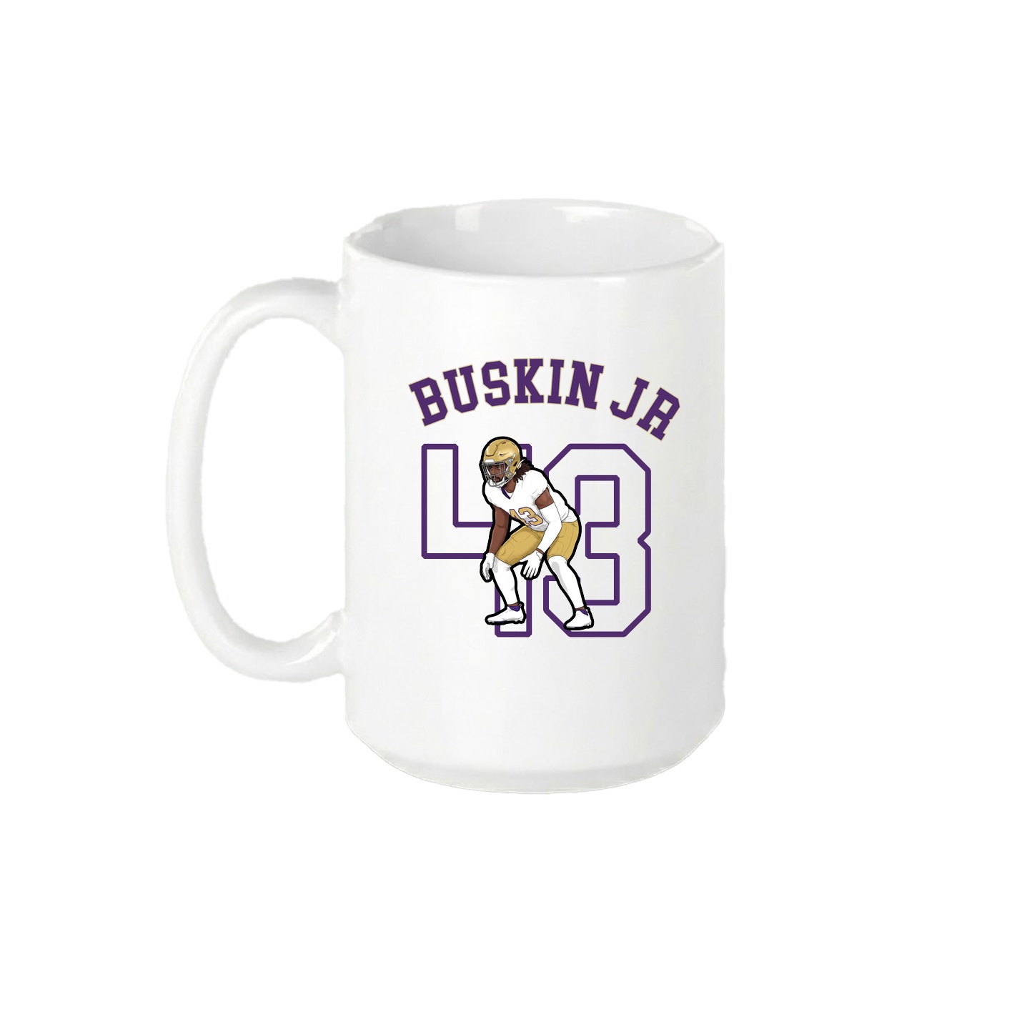 15oz Coffee Mug — Shirsey Arch in White