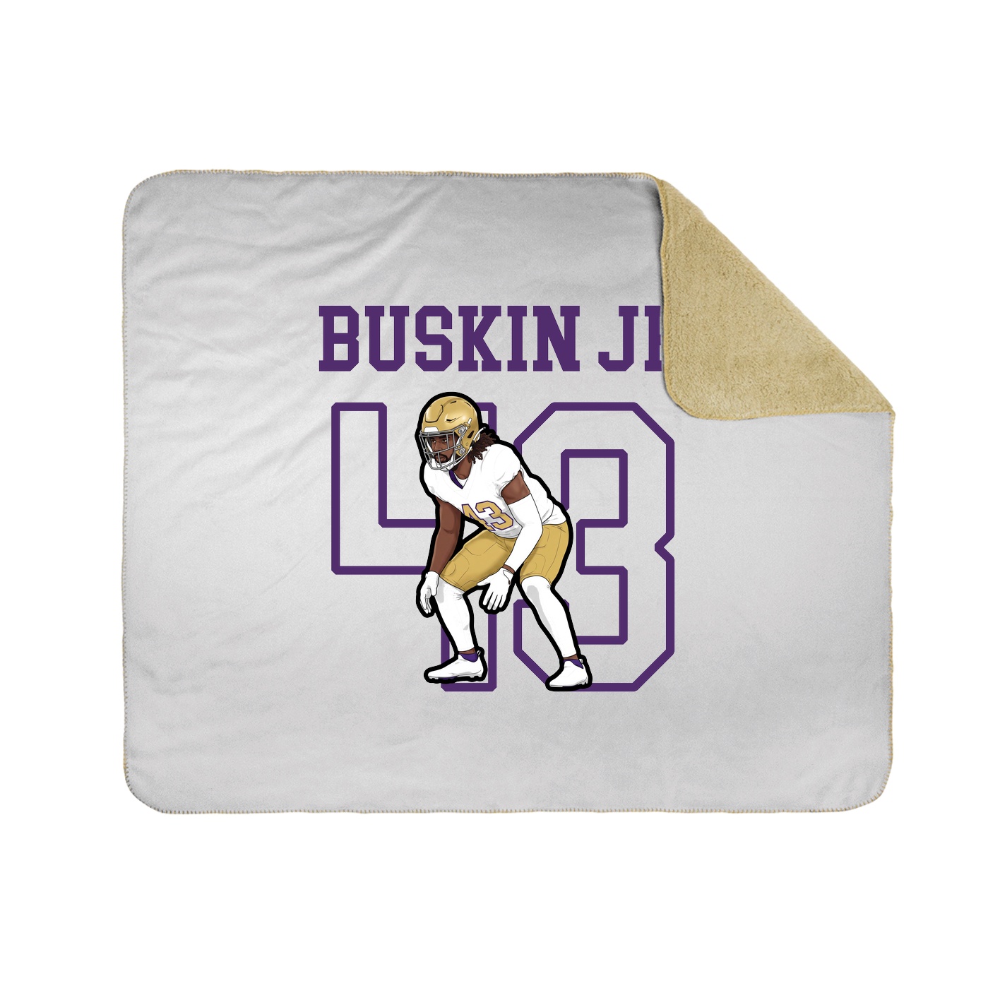 Throw Blanket — Shirsey in White