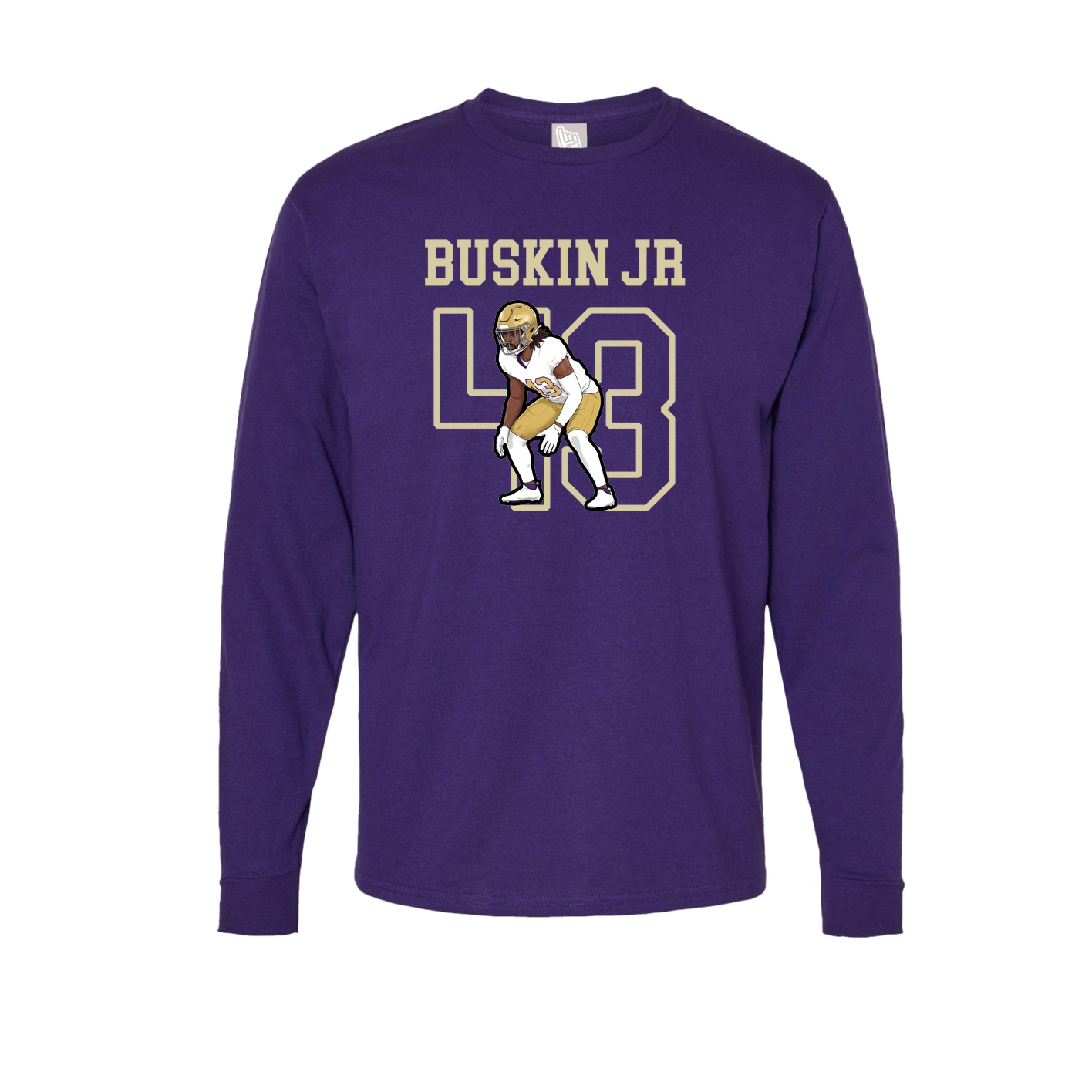 Long Sleeve Tee — Shirsey in Purple