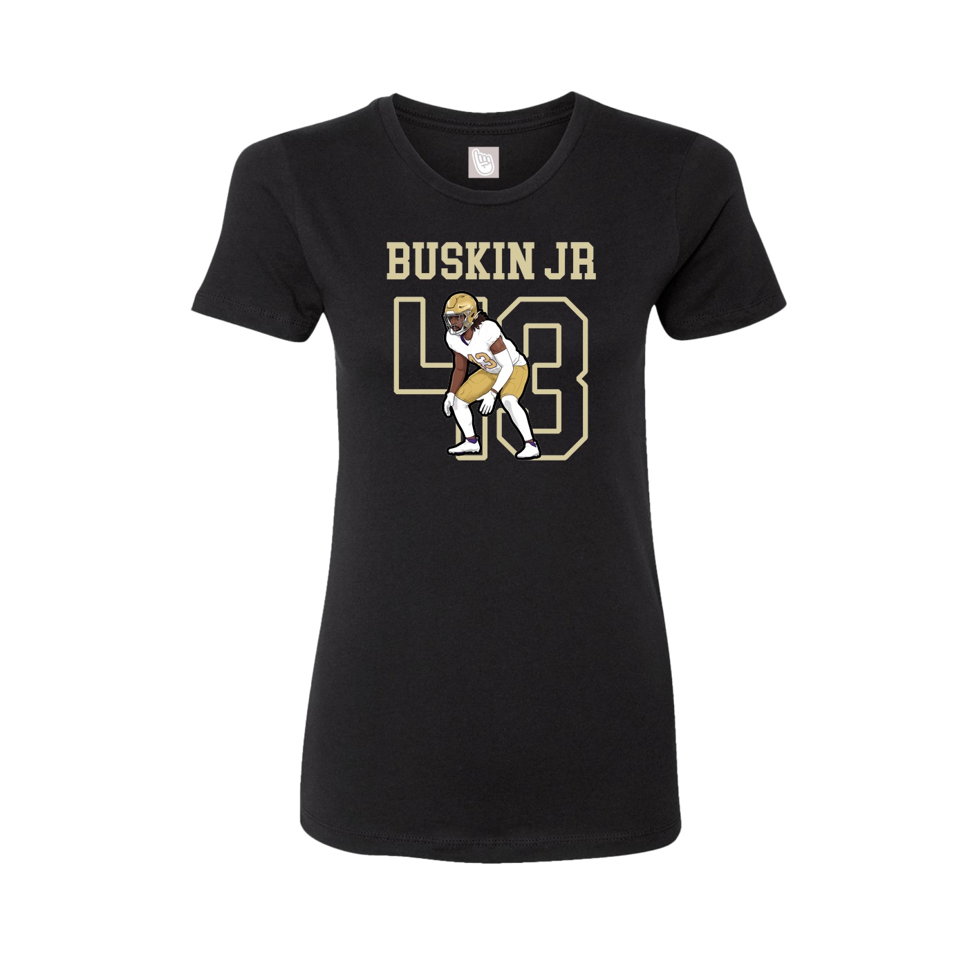 Fitted Women's Tee — Shirsey in Black