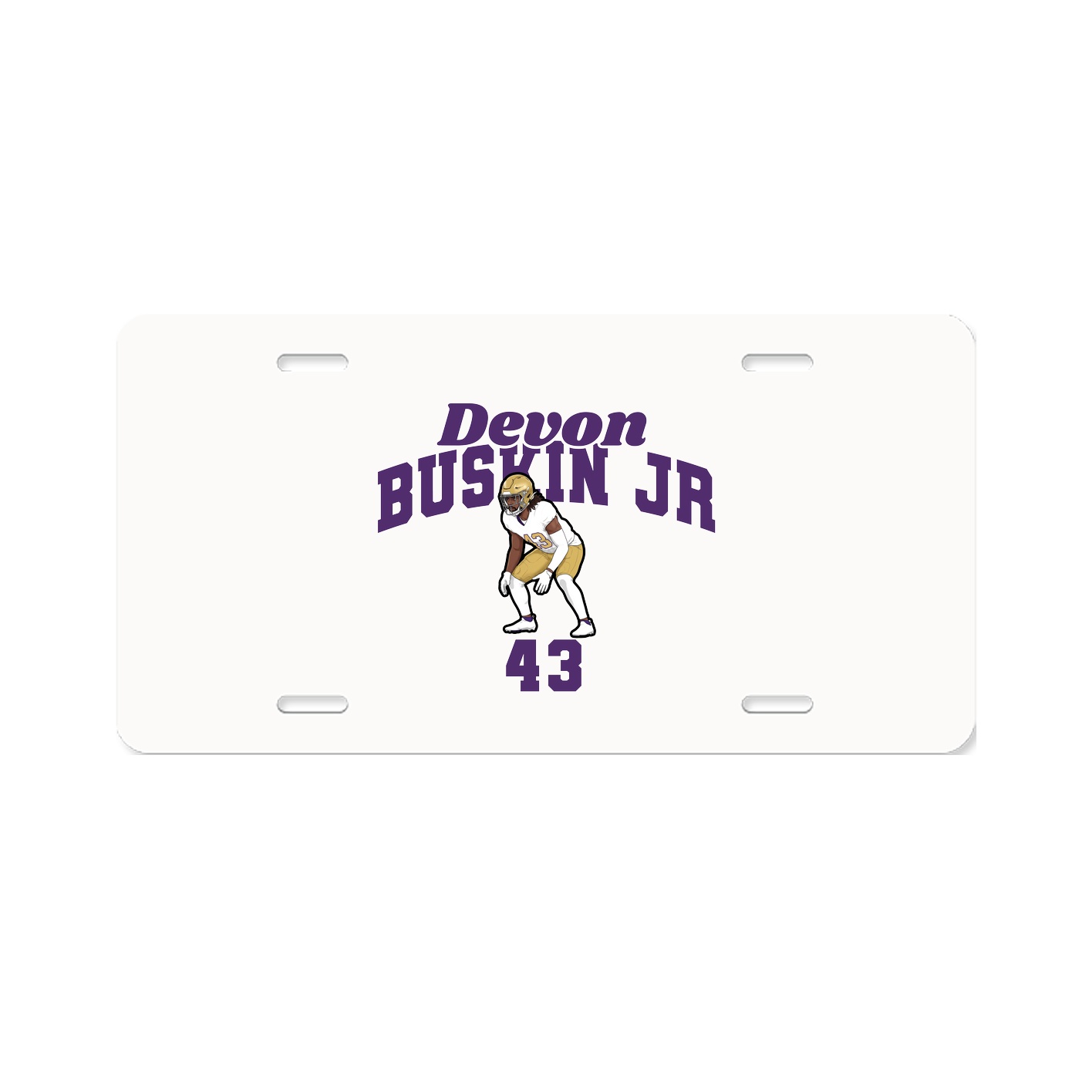License Plate — Signature Arch in Classic