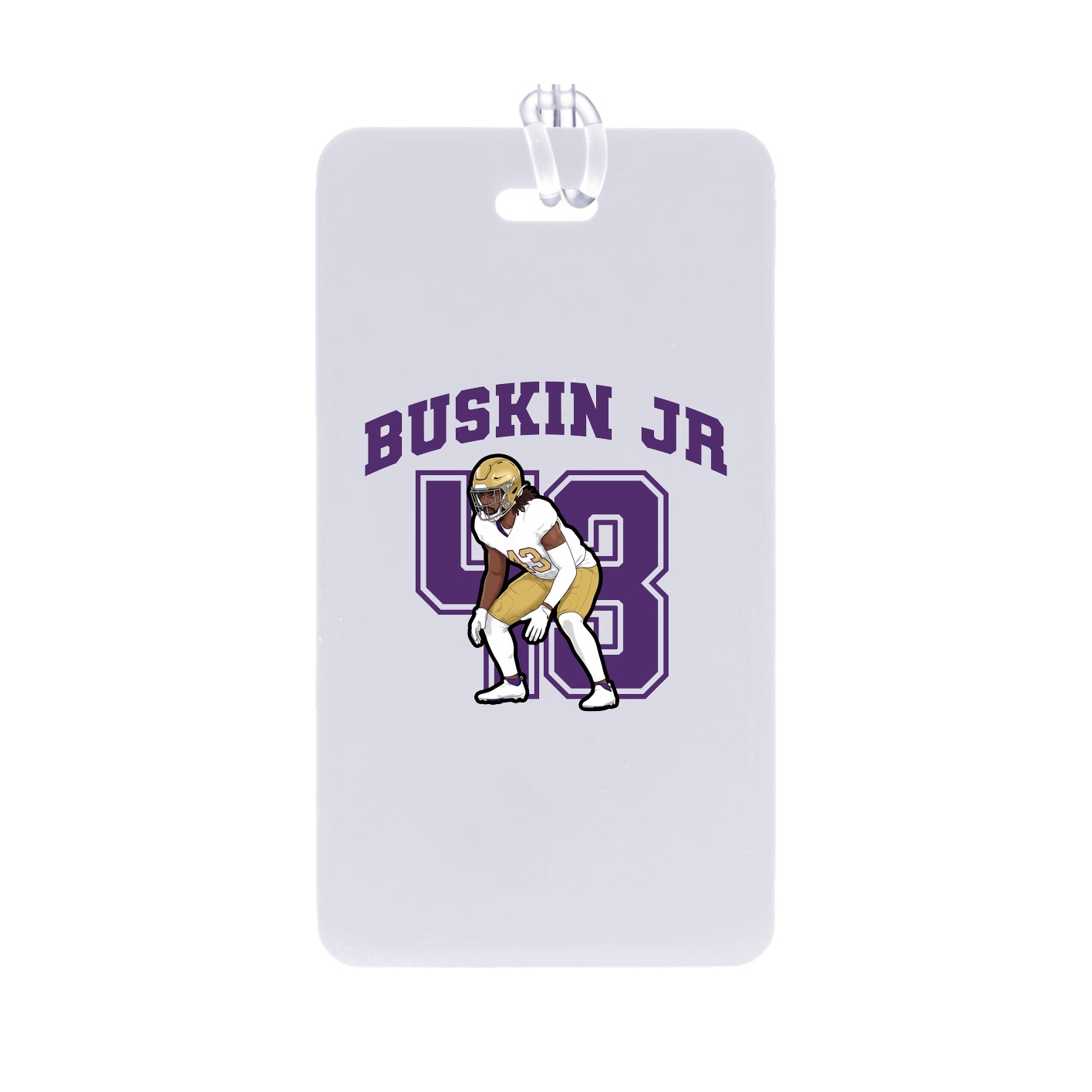 Bag Tag — Number in Classic