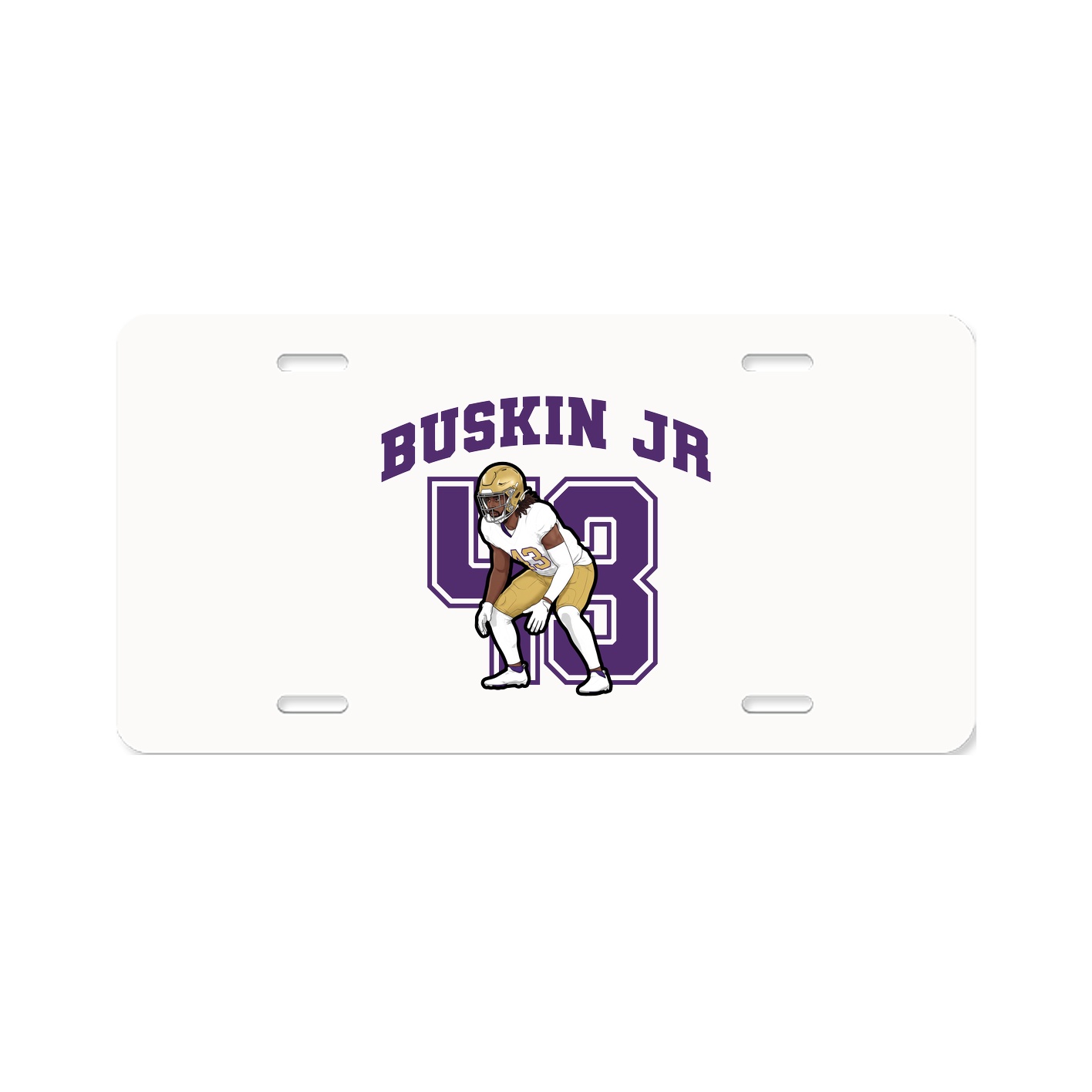 License Plate — Number in Classic