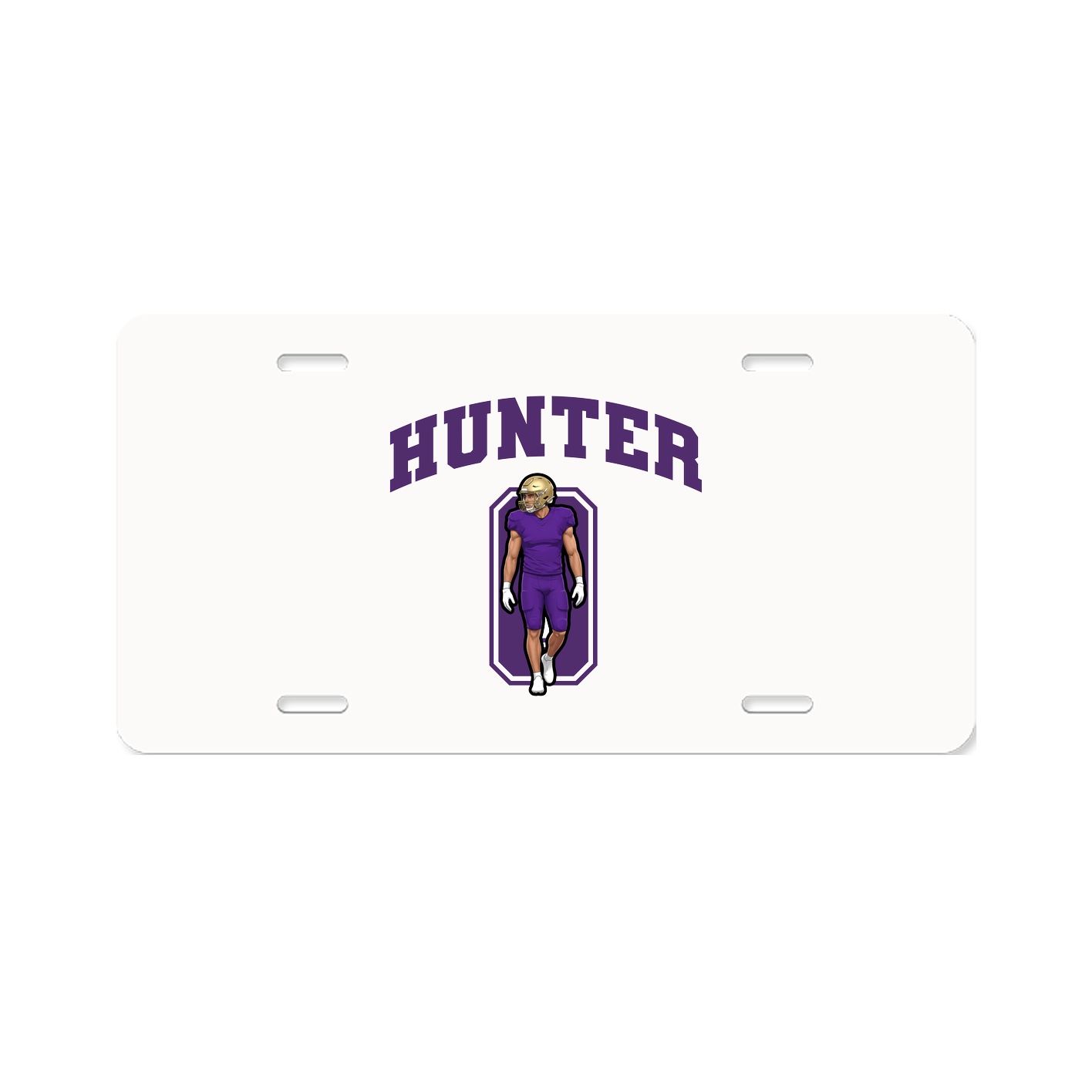 License Plate — Number in Classic