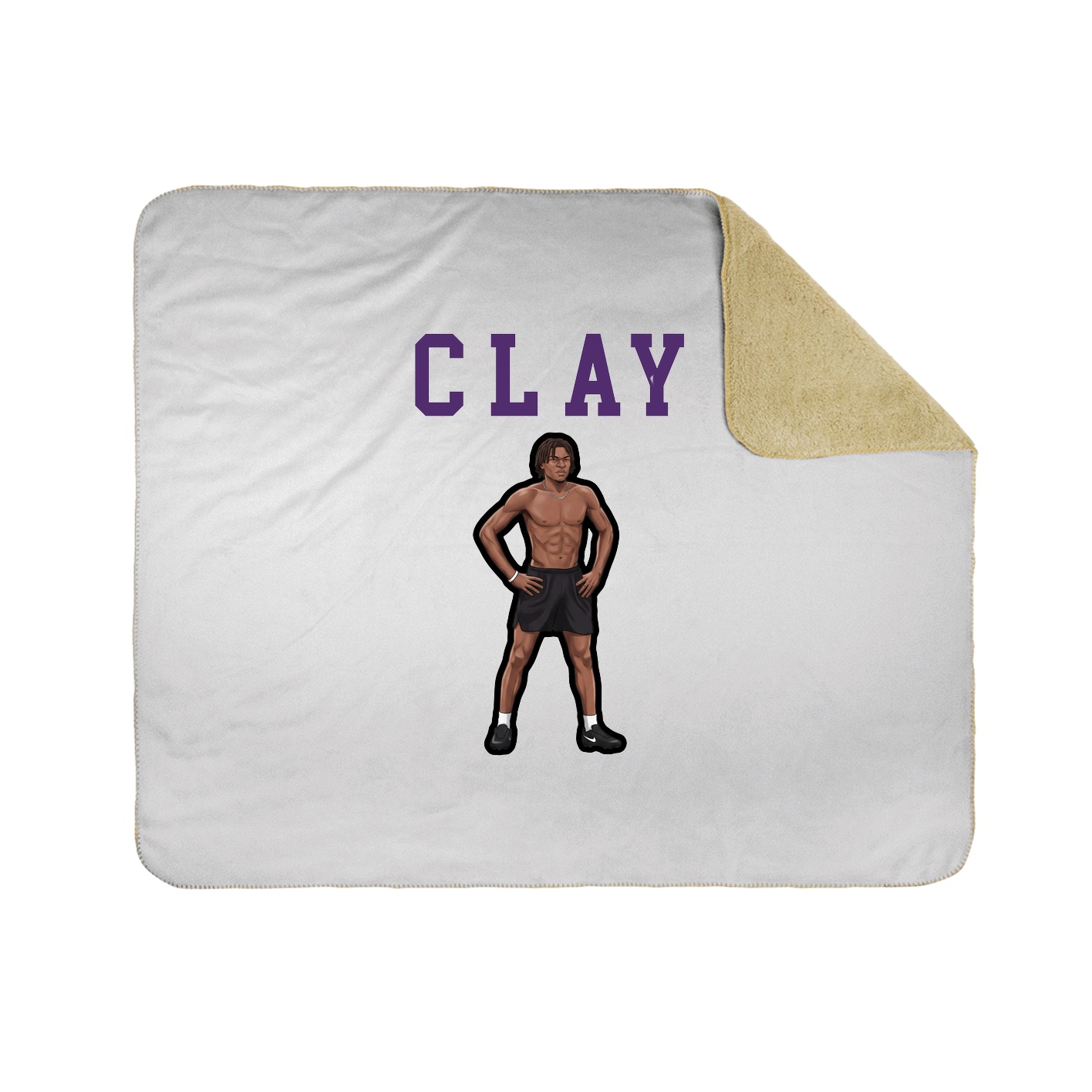 Throw Blanket — Shirsey in White