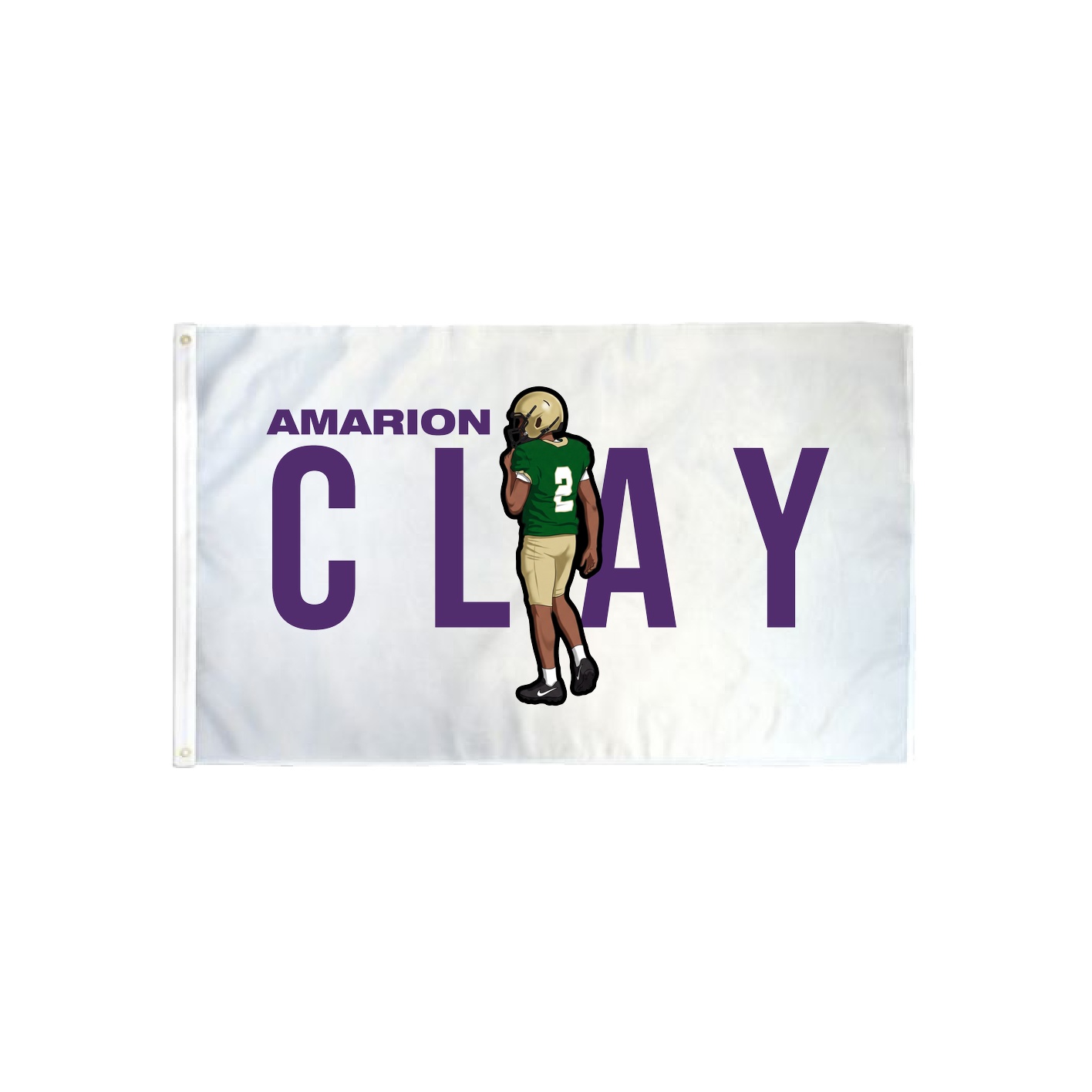 3x5 Flag — Player Name in Classic
