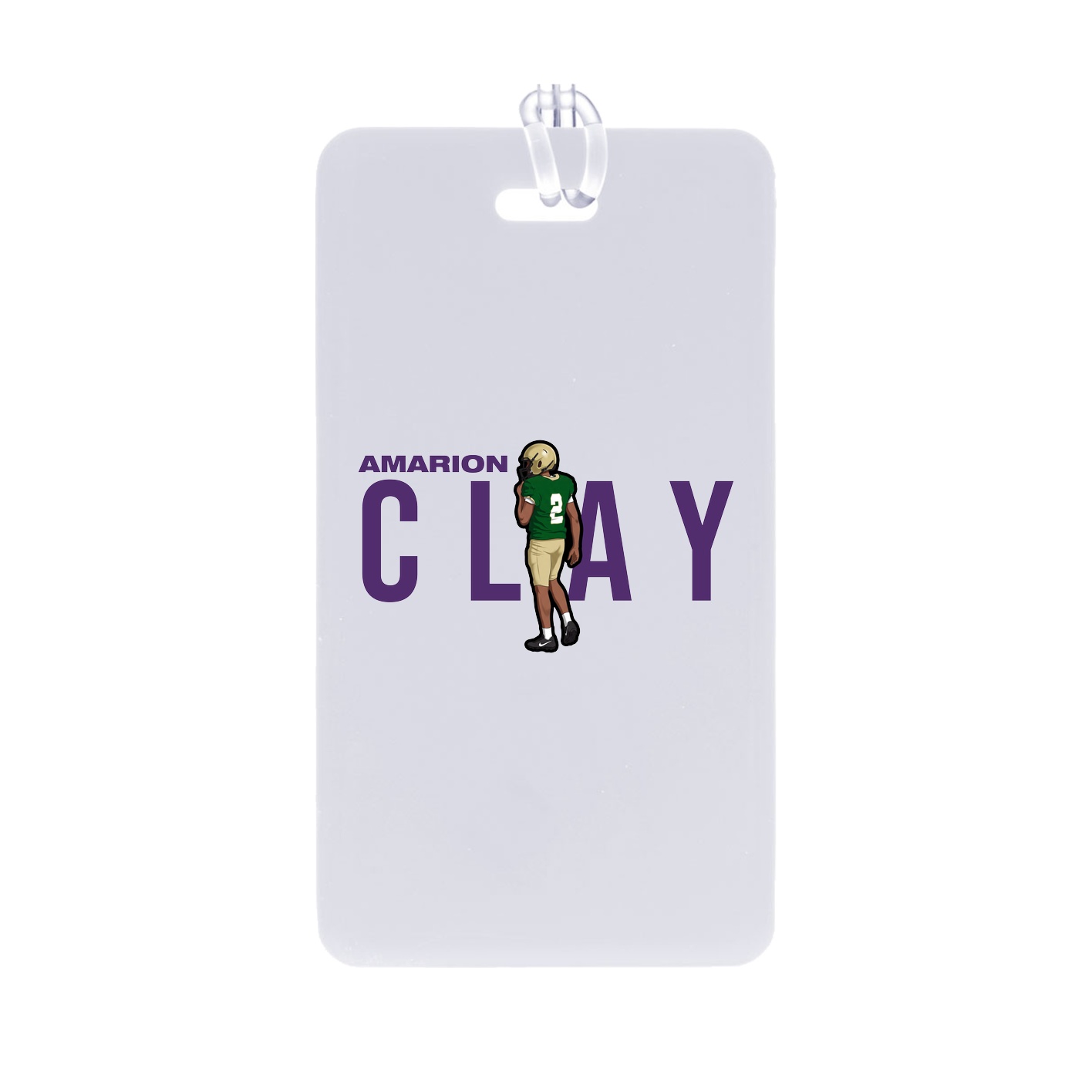 Bag Tag — Player Name in Classic
