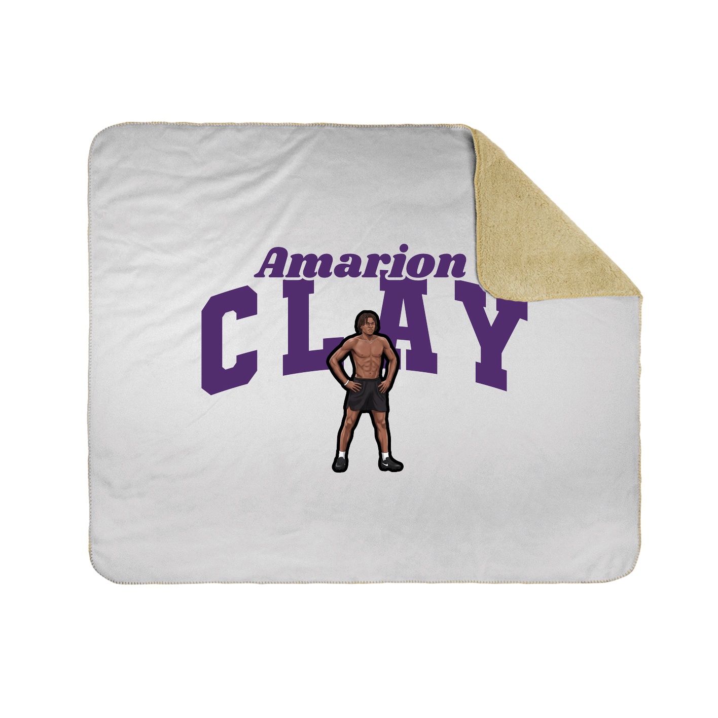 Throw Blanket — Signature Arch in White