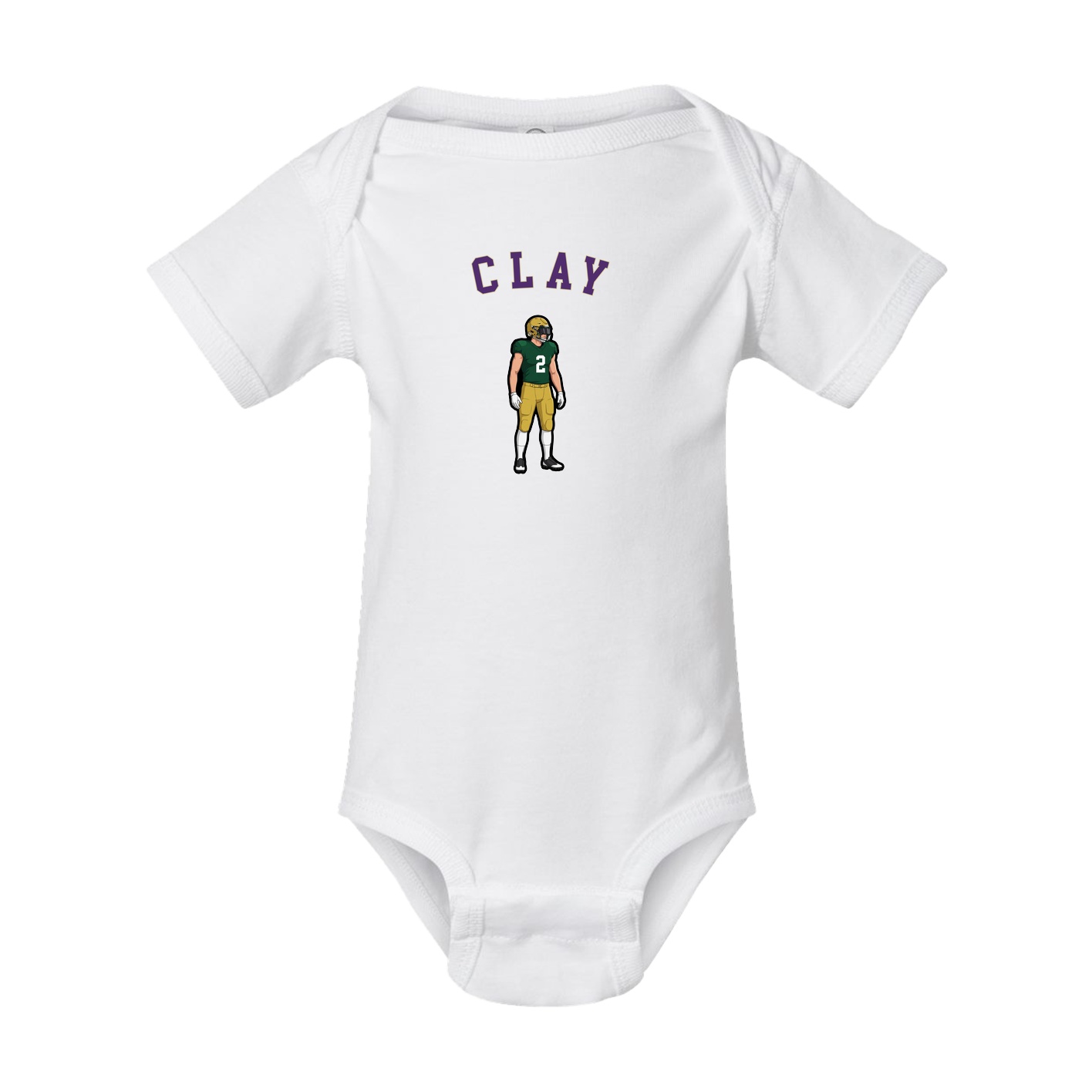 Baby Onesie — Shirsey Arch in White