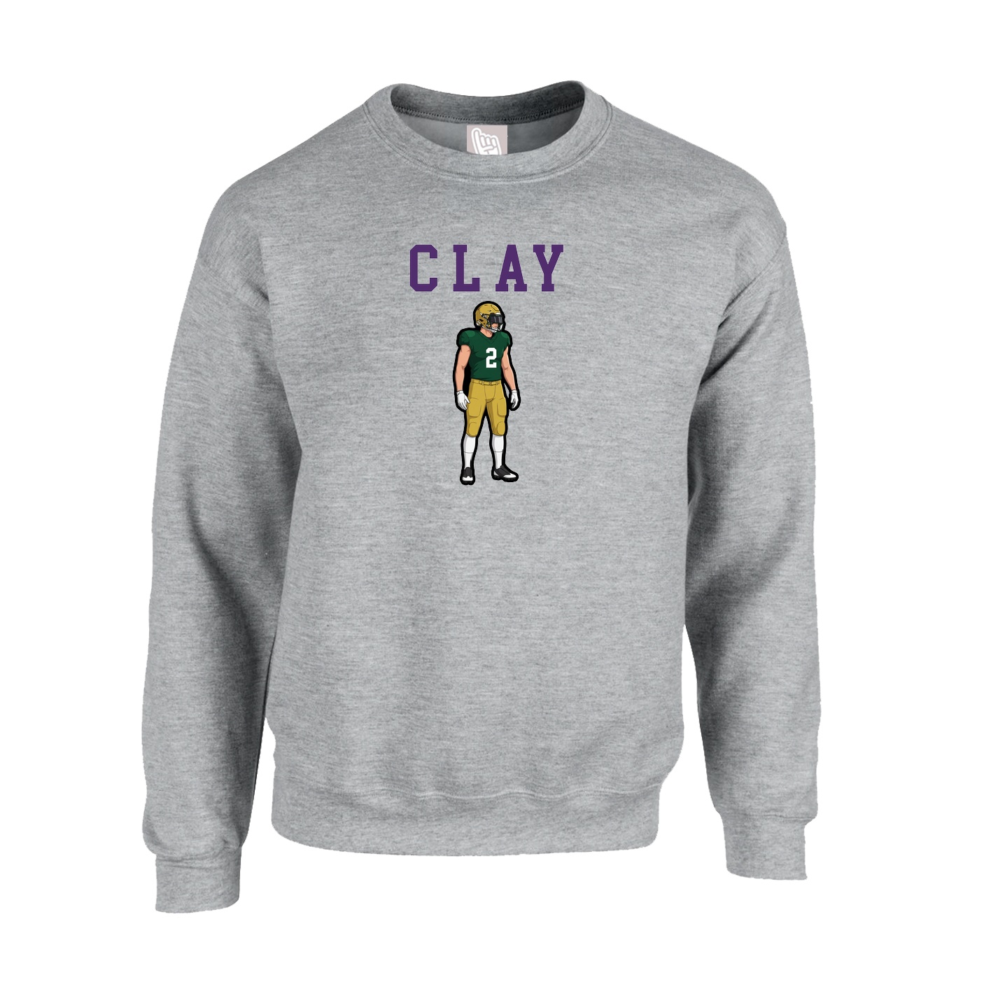 Fleece Crew — Shirsey in Grey