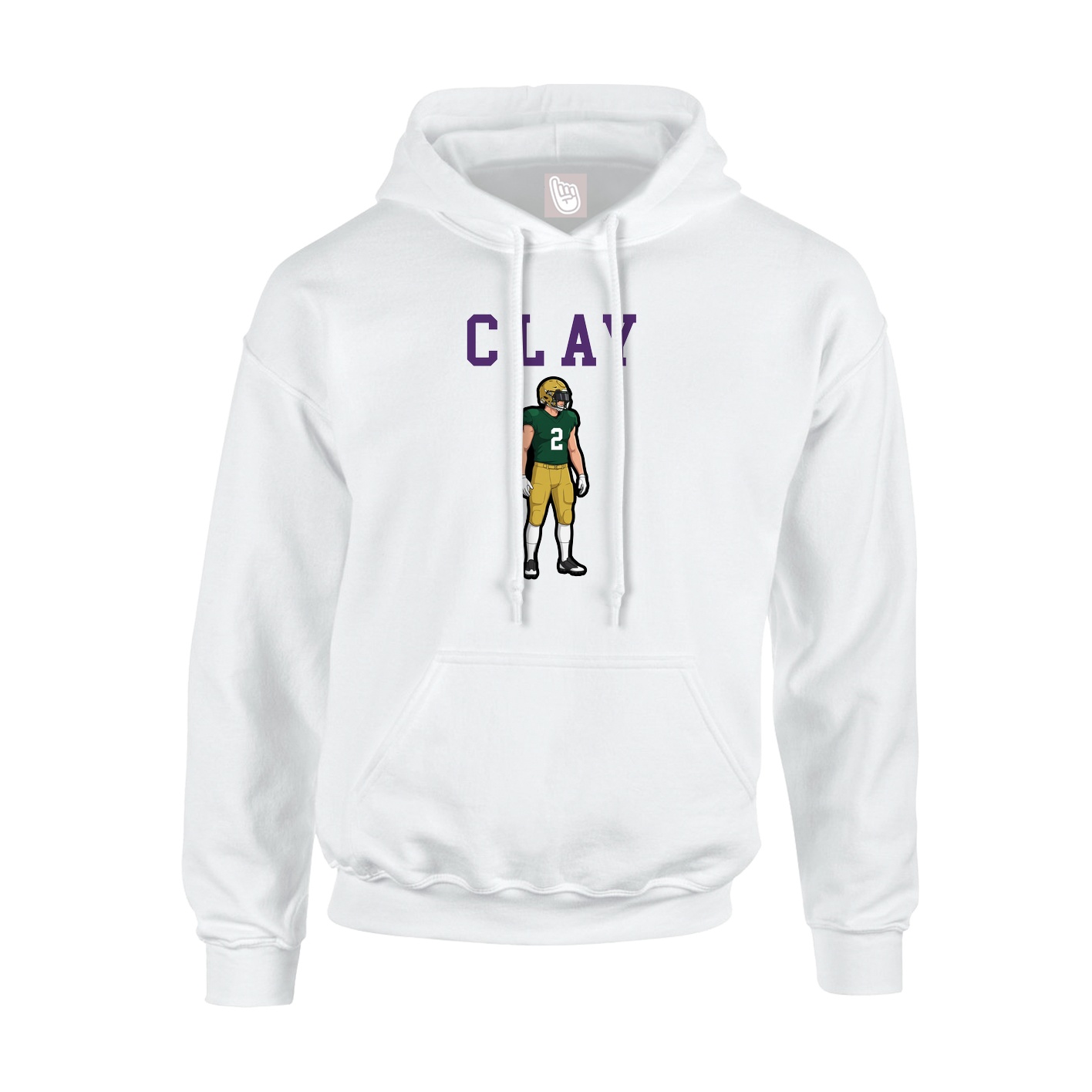 Youth Hoodie — Shirsey in White