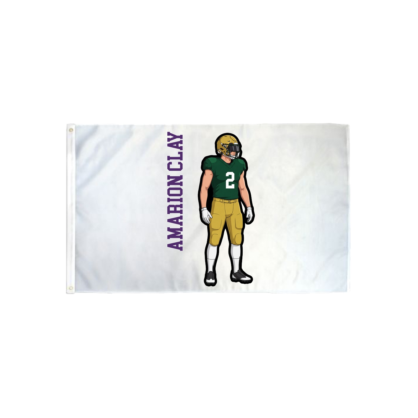 3x5 Flag — Name Vertical in Classic