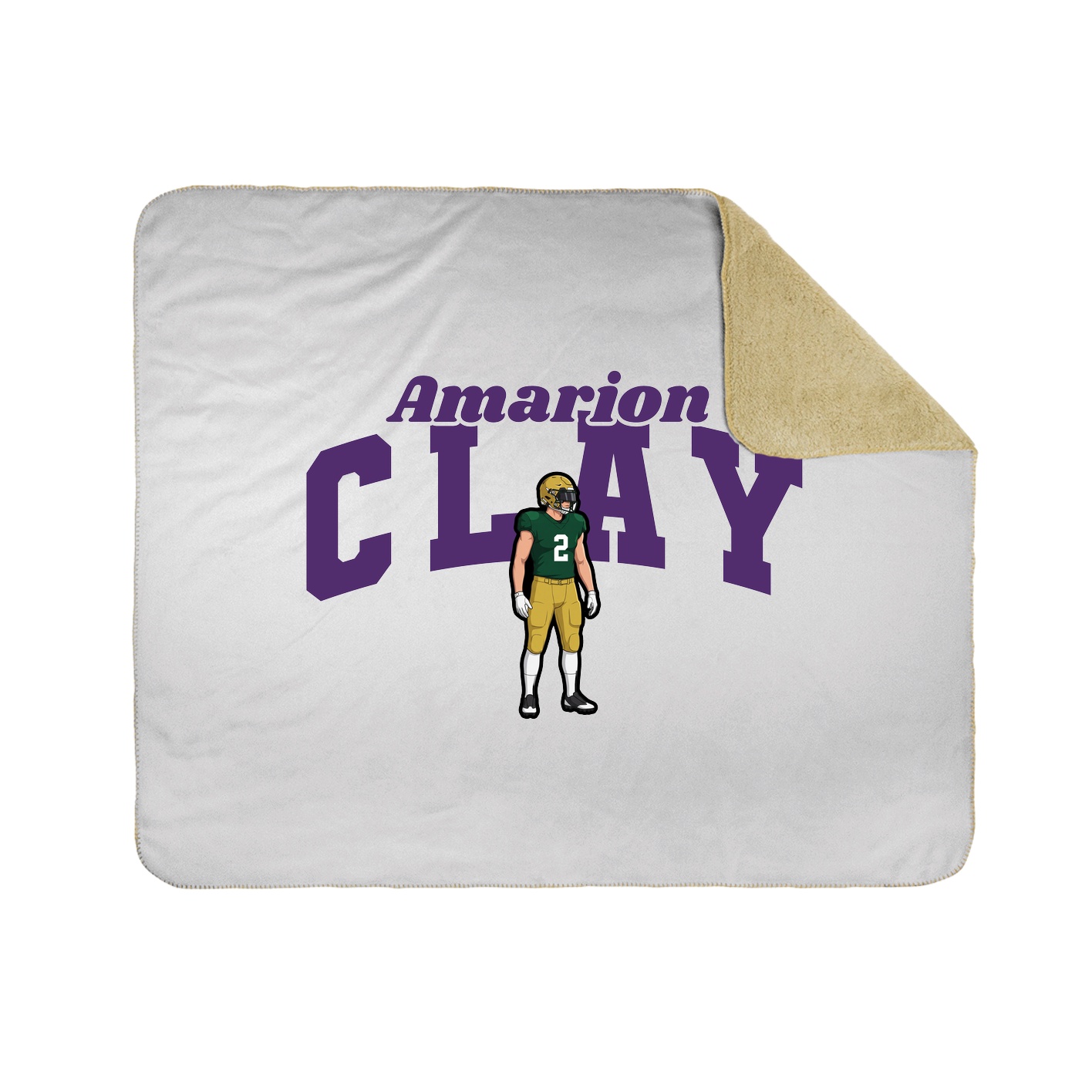 Throw Blanket — Signature Arch in White