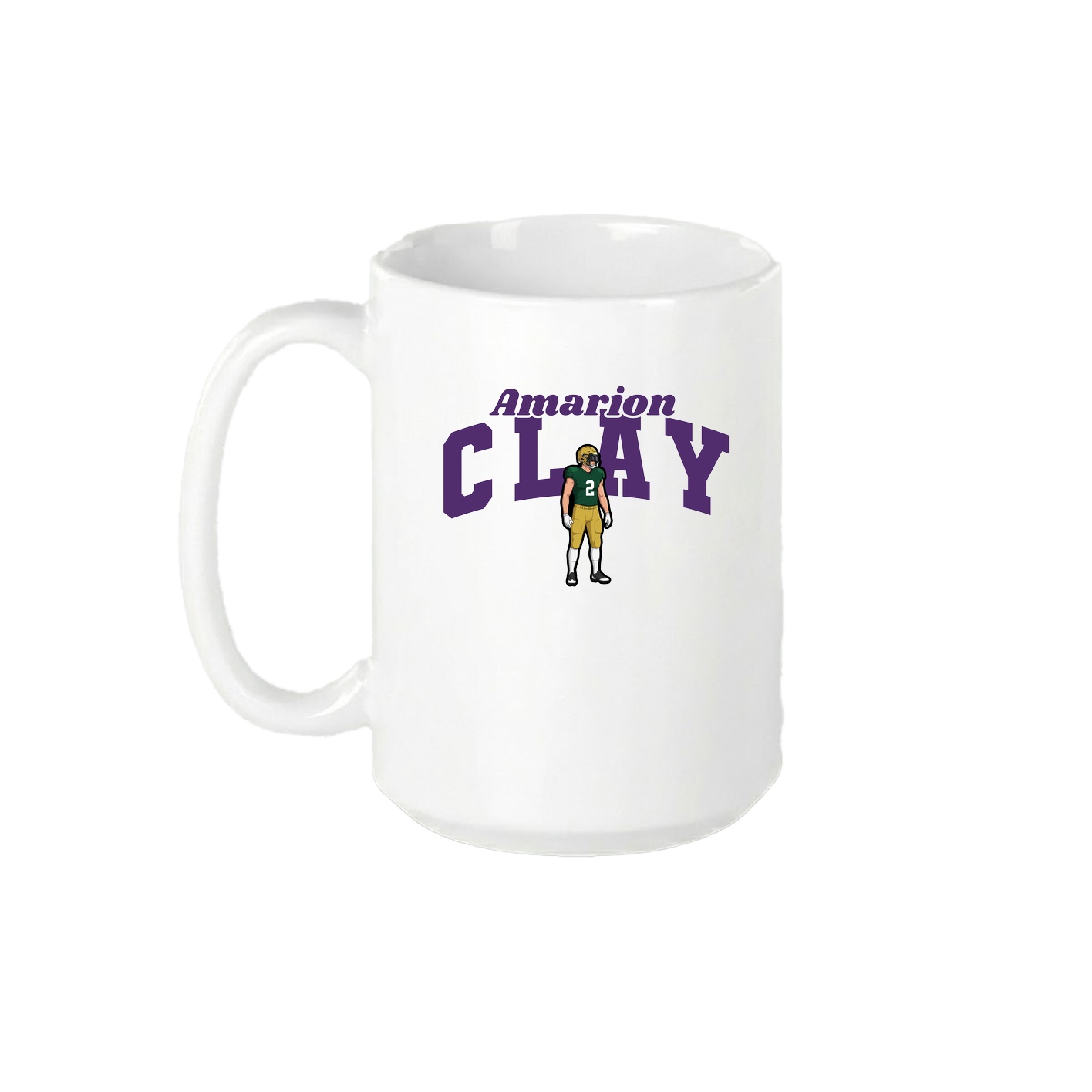 15oz Coffee Mug — Signature Arch in White