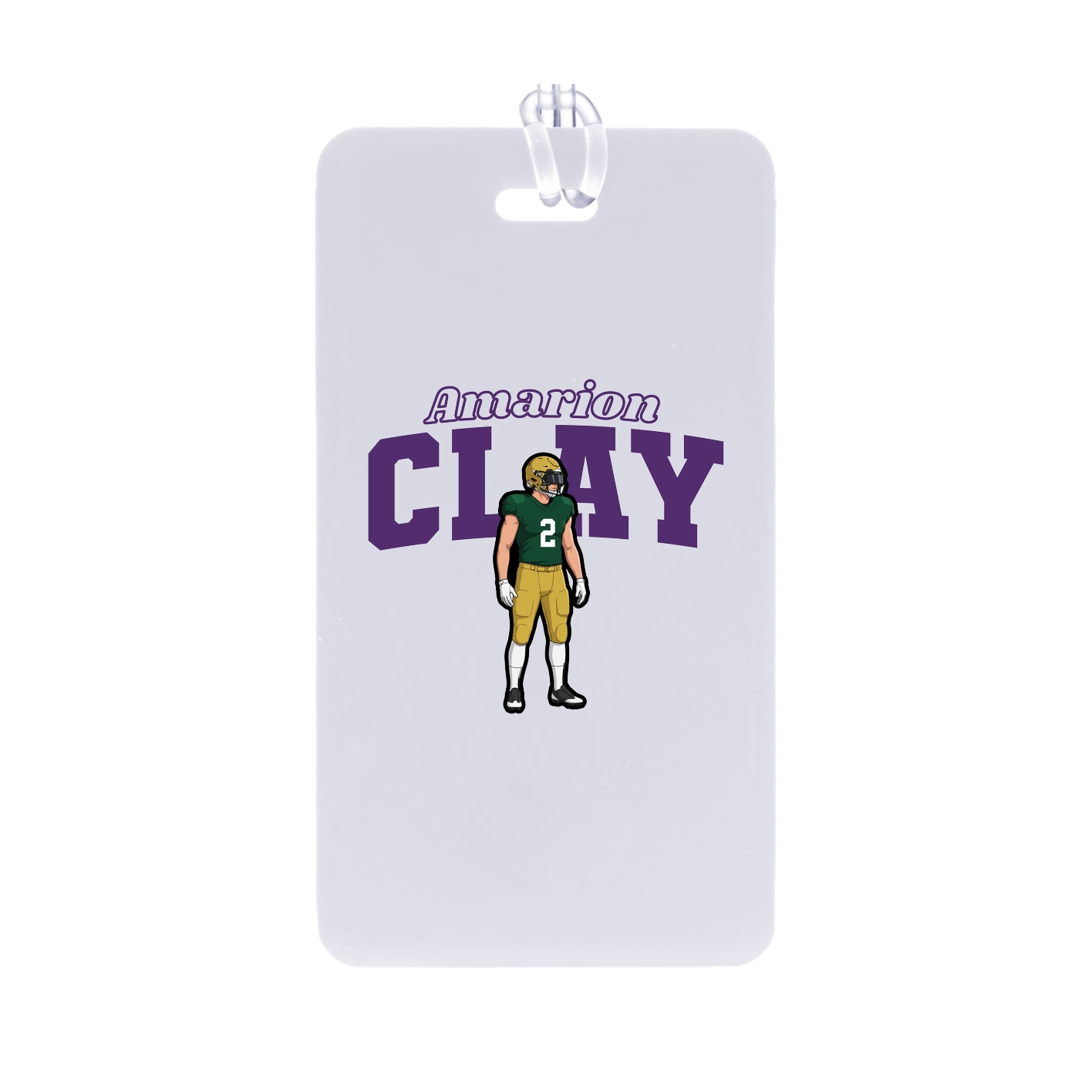 Bag Tag — Name Arch in Classic