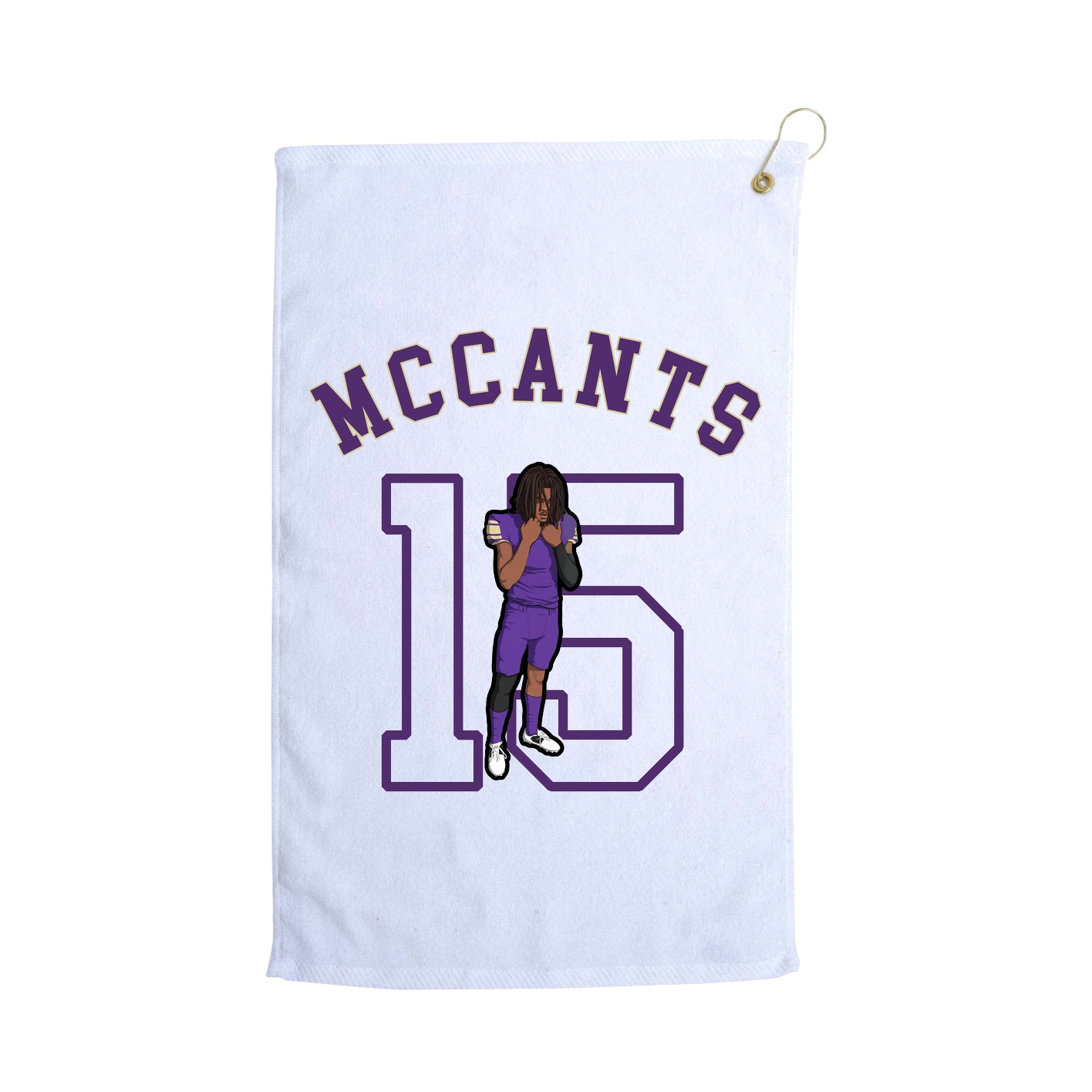 Golf Towel — Shirsey Arch in White