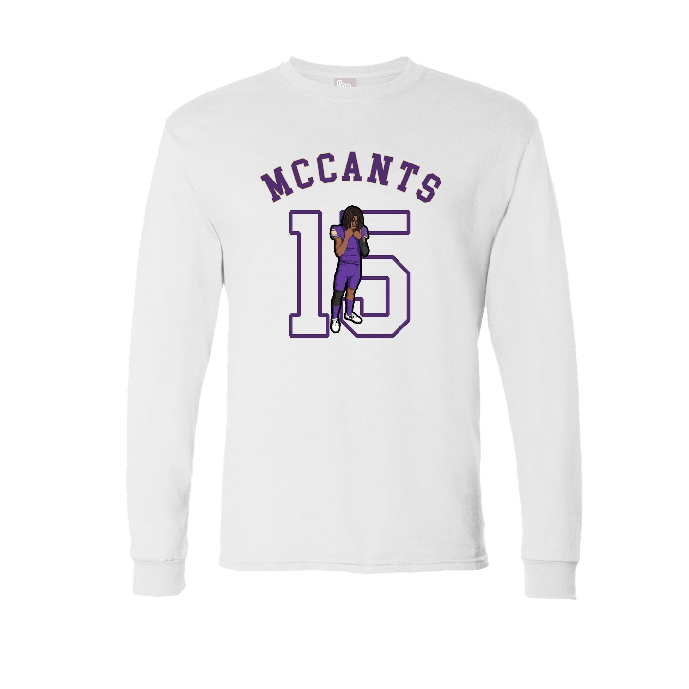 Long Sleeve Tee — Shirsey Arch in White