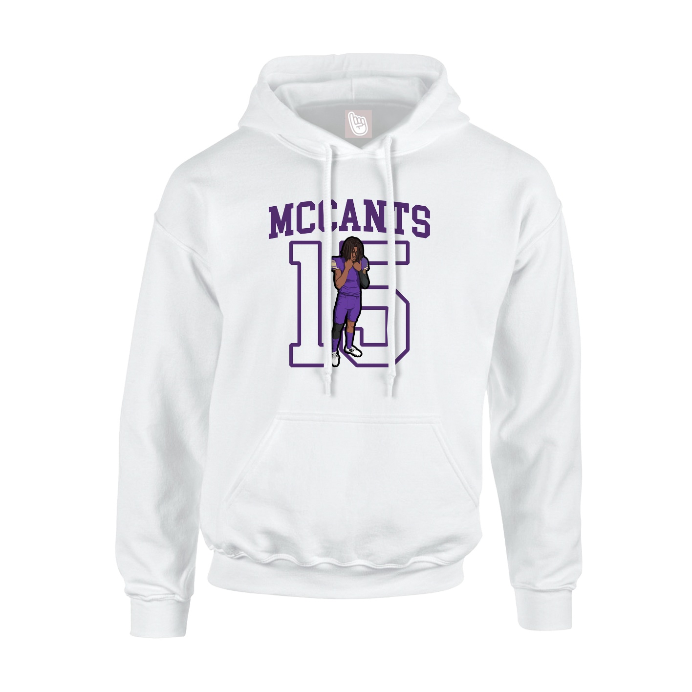 Hoodie — Shirsey in White