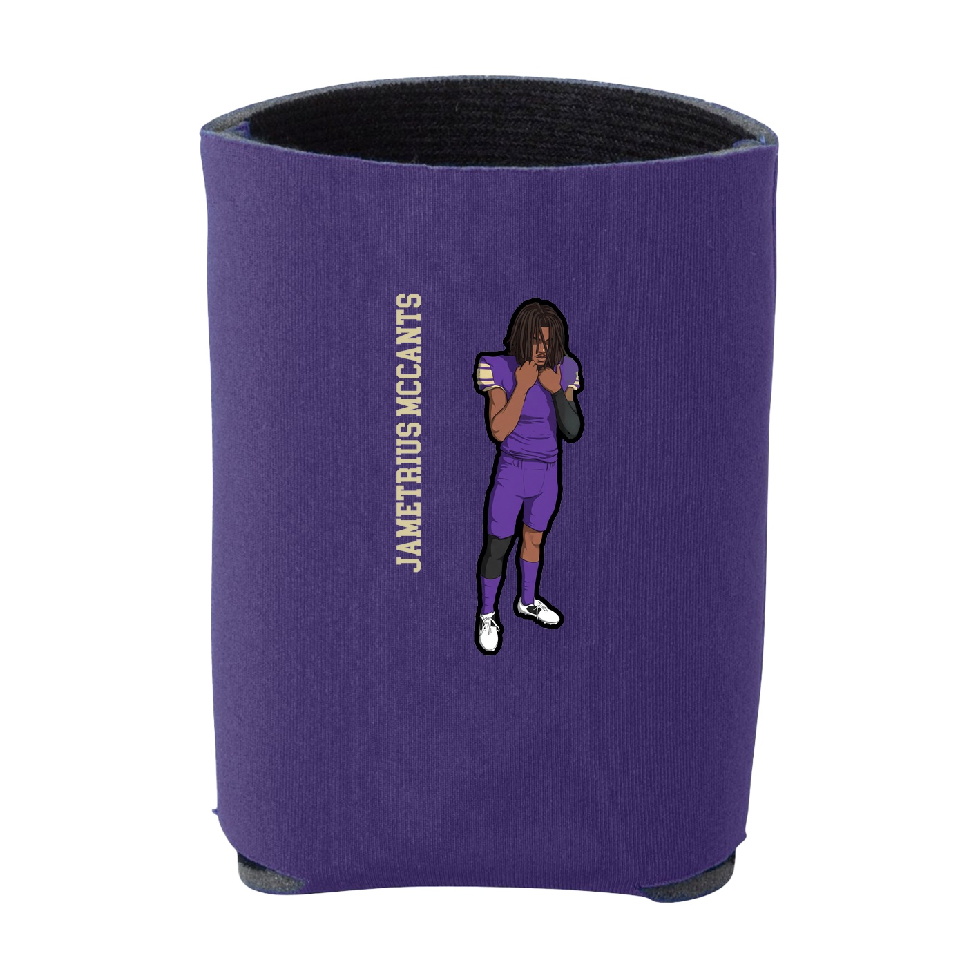 Can Holder — Name Vertical in Purple