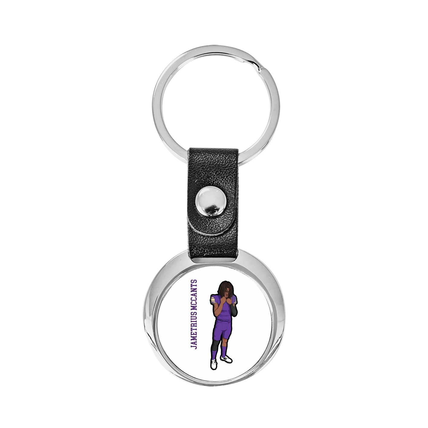 Key Chain — Name Vertical in Classic