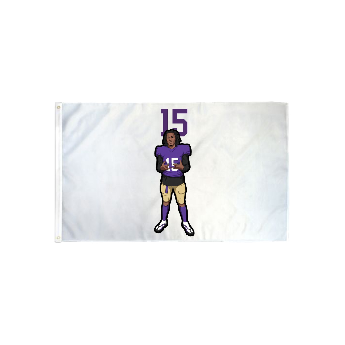 3x5 Flag — Number Top in Classic