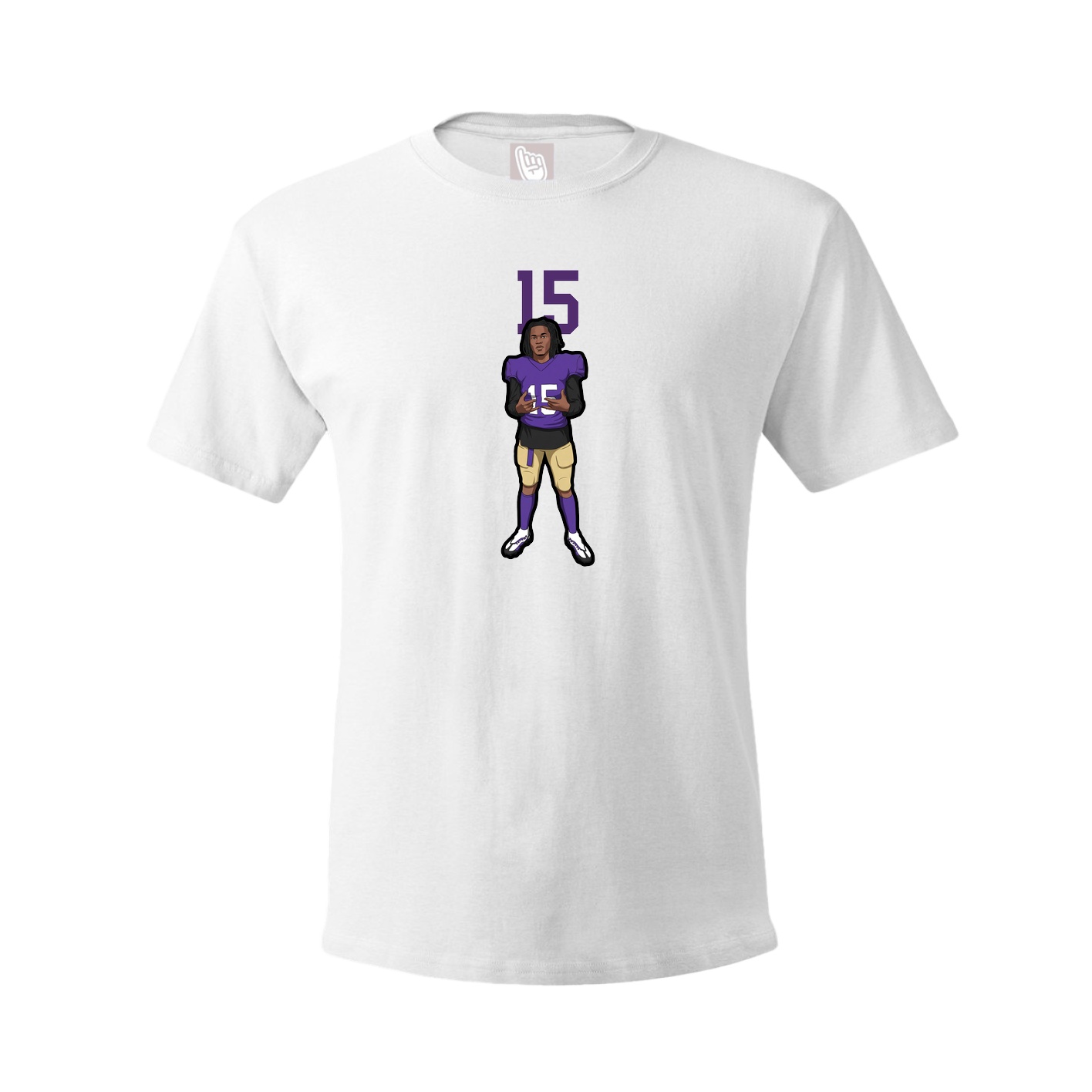 Tee — Number Top in White