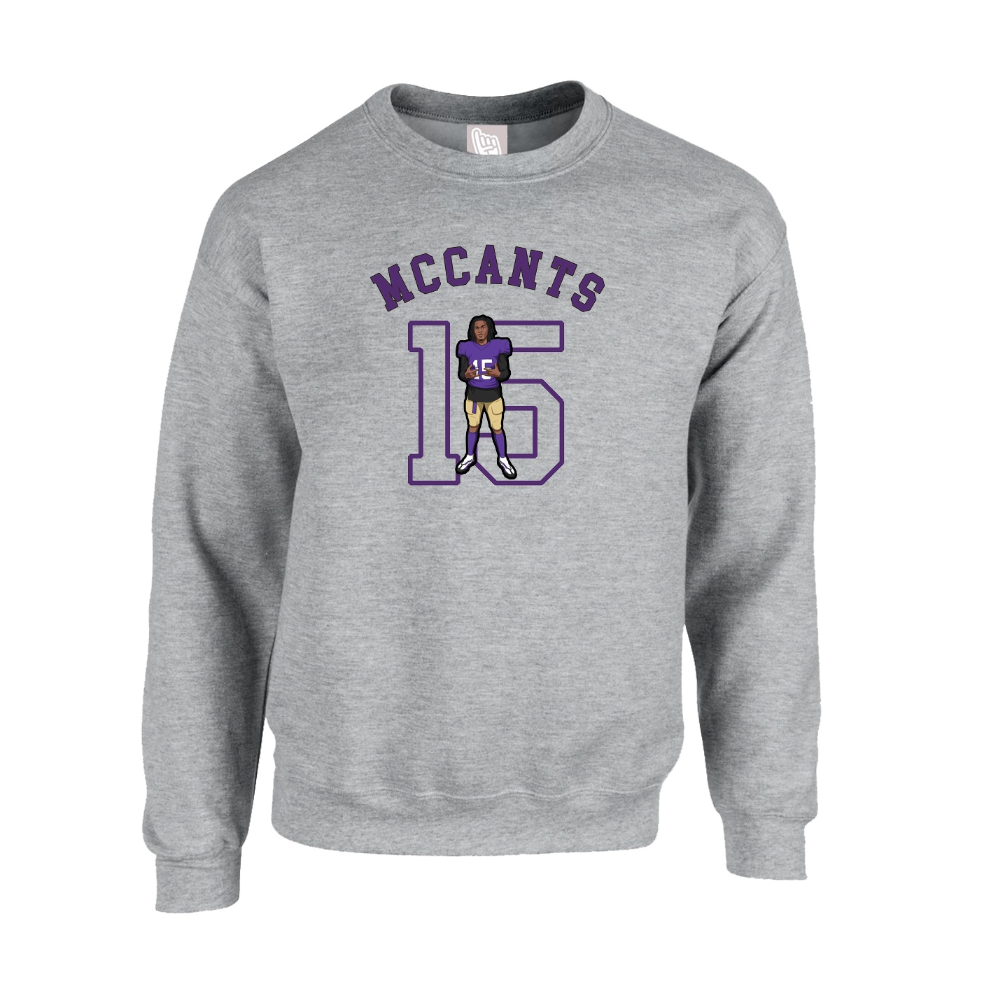 Fleece Crew — Shirsey Arch in Grey