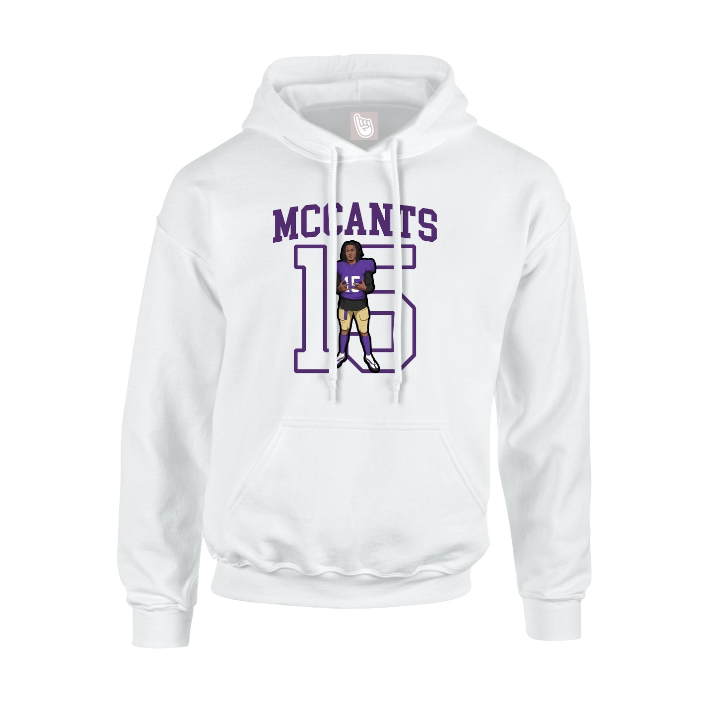 Hoodie — Shirsey in White