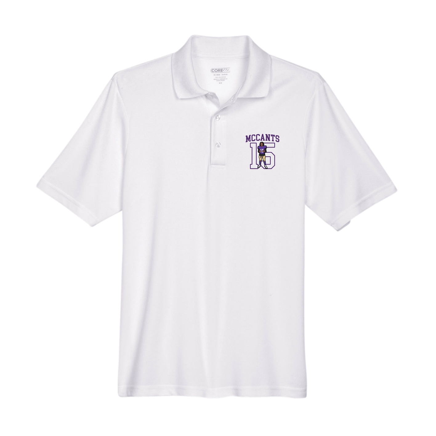 Performance Polo — Shirsey in White