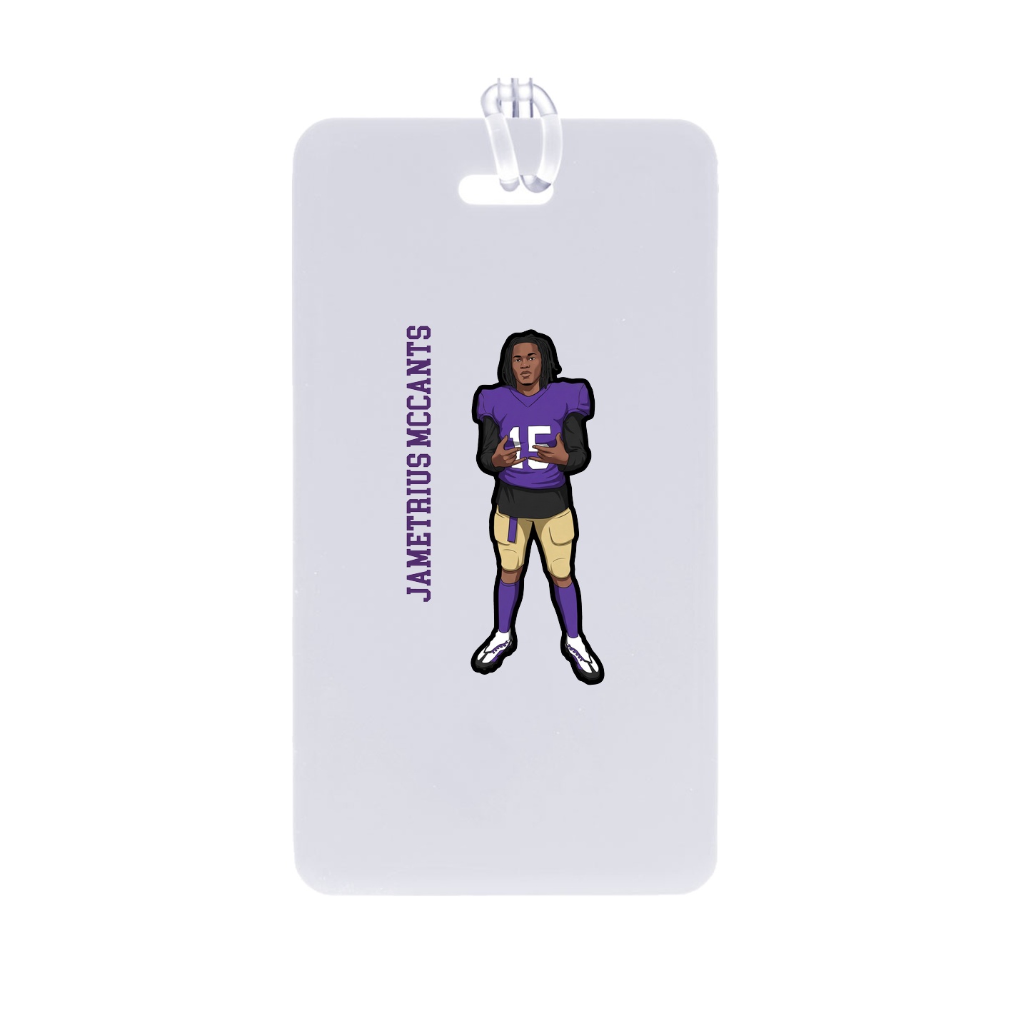 Bag Tag — Name Vertical in Classic