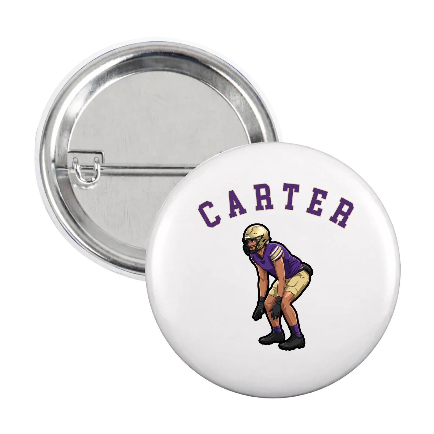 Game Day Button — Shirsey Arch in White