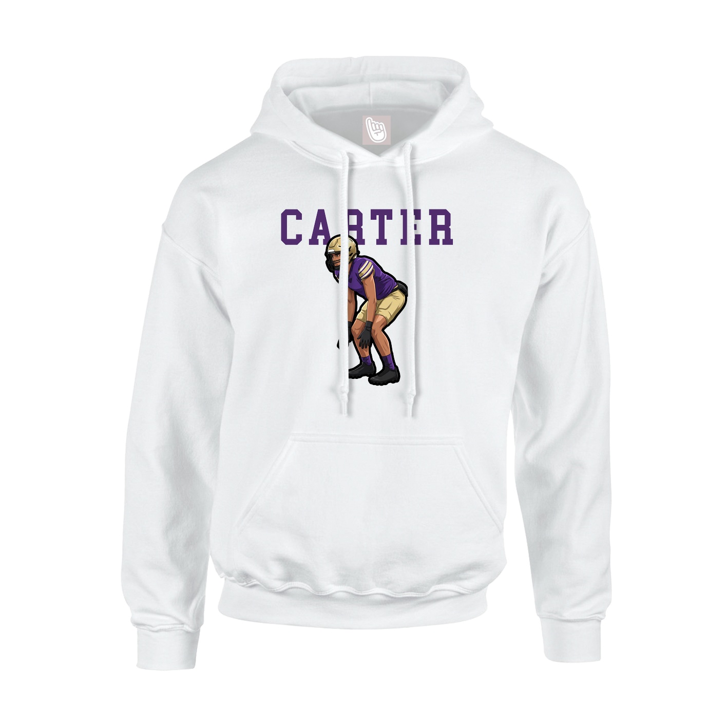 Hoodie — Shirsey in White