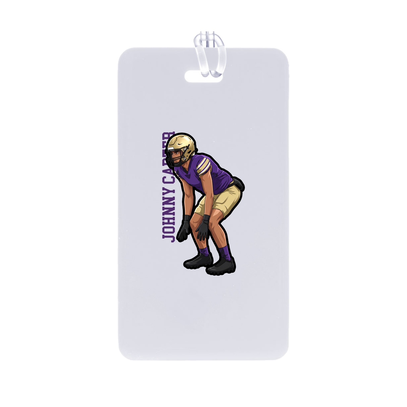 Bag Tag — Name Vertical in Classic