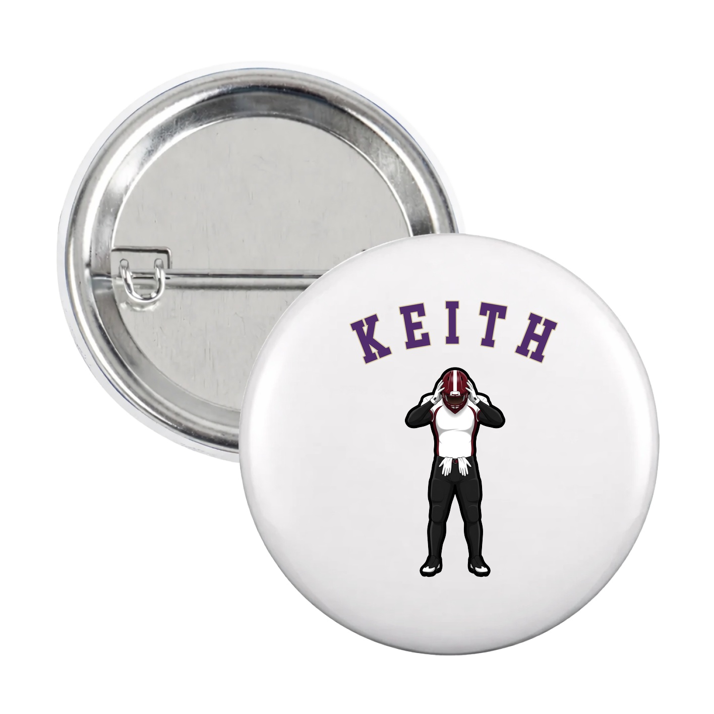 Game Day Button — Shirsey Arch in White