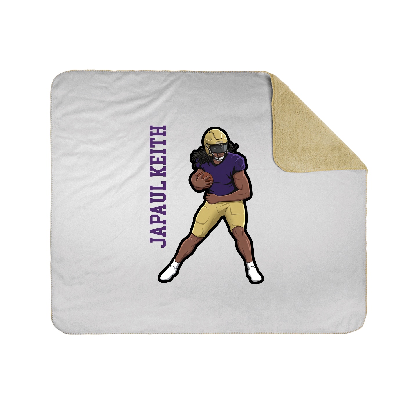 50x60 Sherpa Lined Throw Blanket